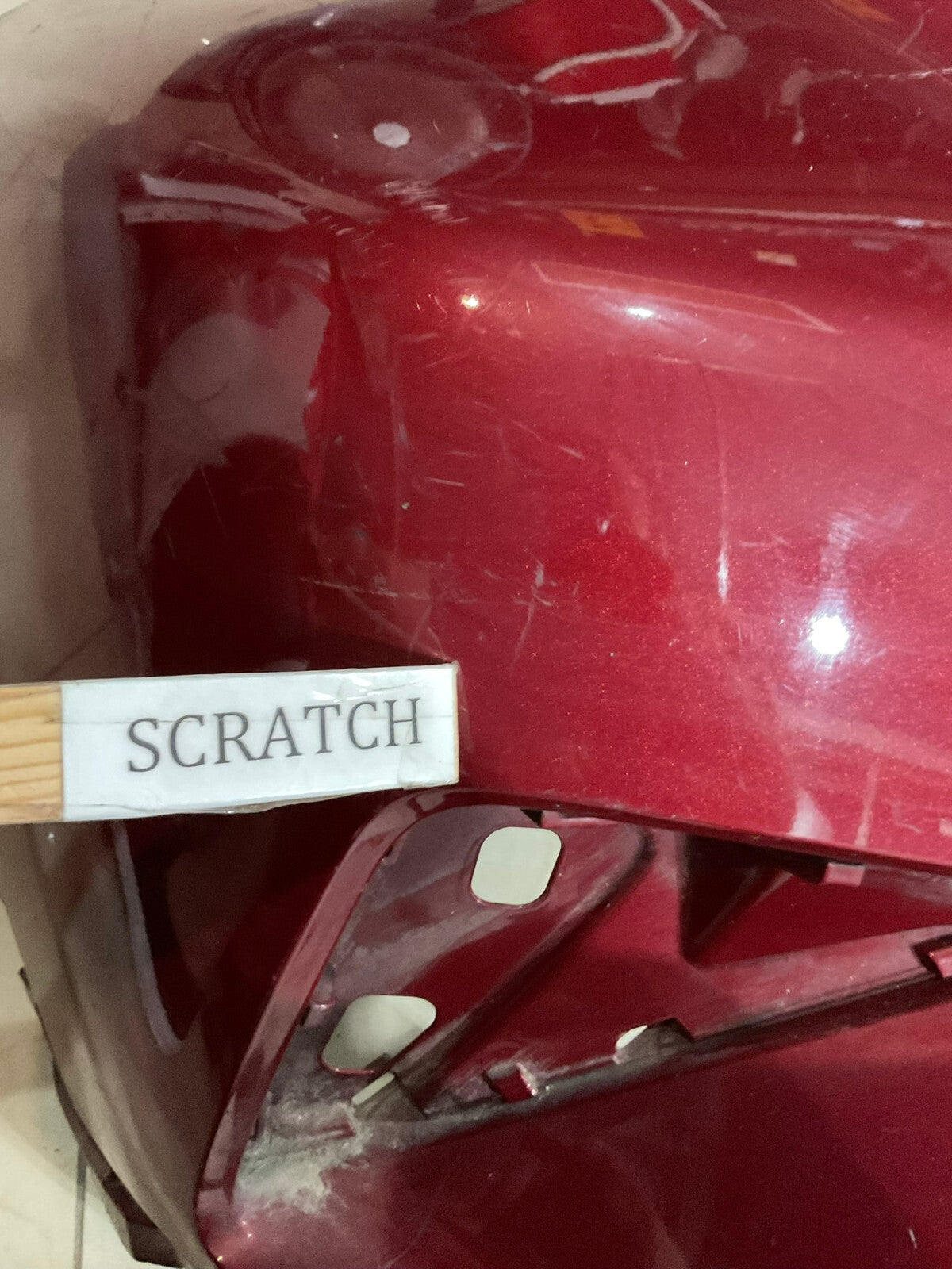 Rear Bumper Cover Red 2018 Toyota C-HR Base/XLE/XLE Premium 52159+F4010 OEM