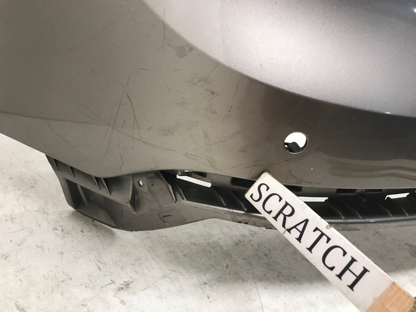 Rear Bumper Cover Gold 2016-2018 Lincoln MKX Premiere/Reserve w/Sensor Holes OEM