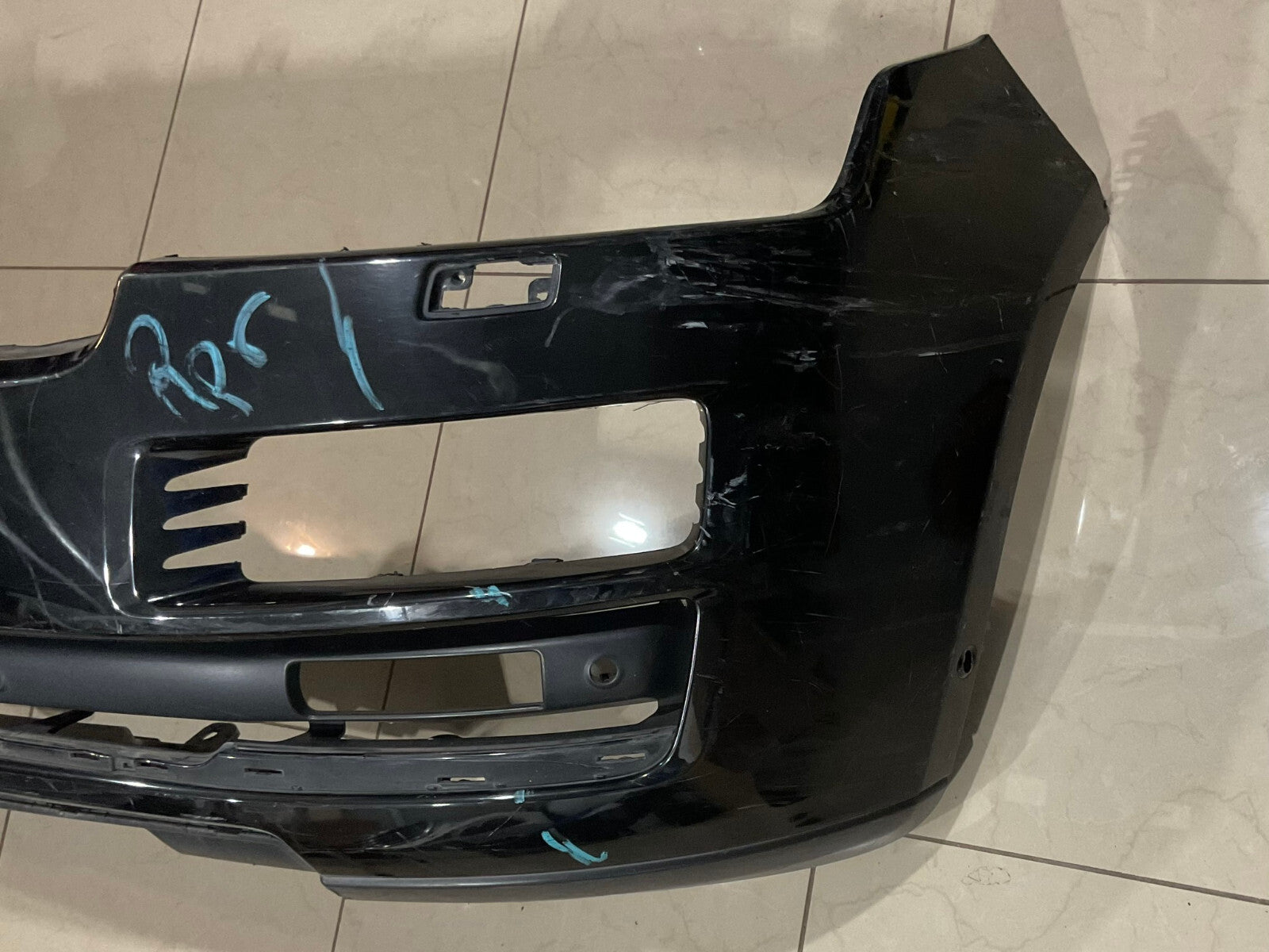 Front Bumper Cover Black 2013-2017 Land Rover L405 CK52-17F003 OEM