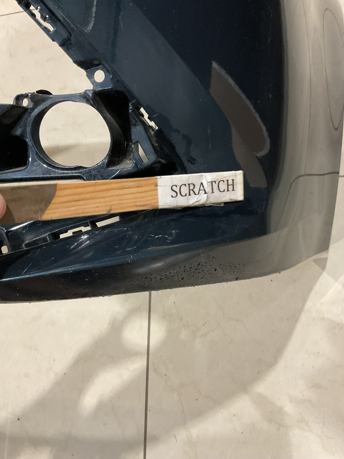 Front Bumper Cover Blue 2019-2022 Toyota Corolla 52119+12g20 OEM