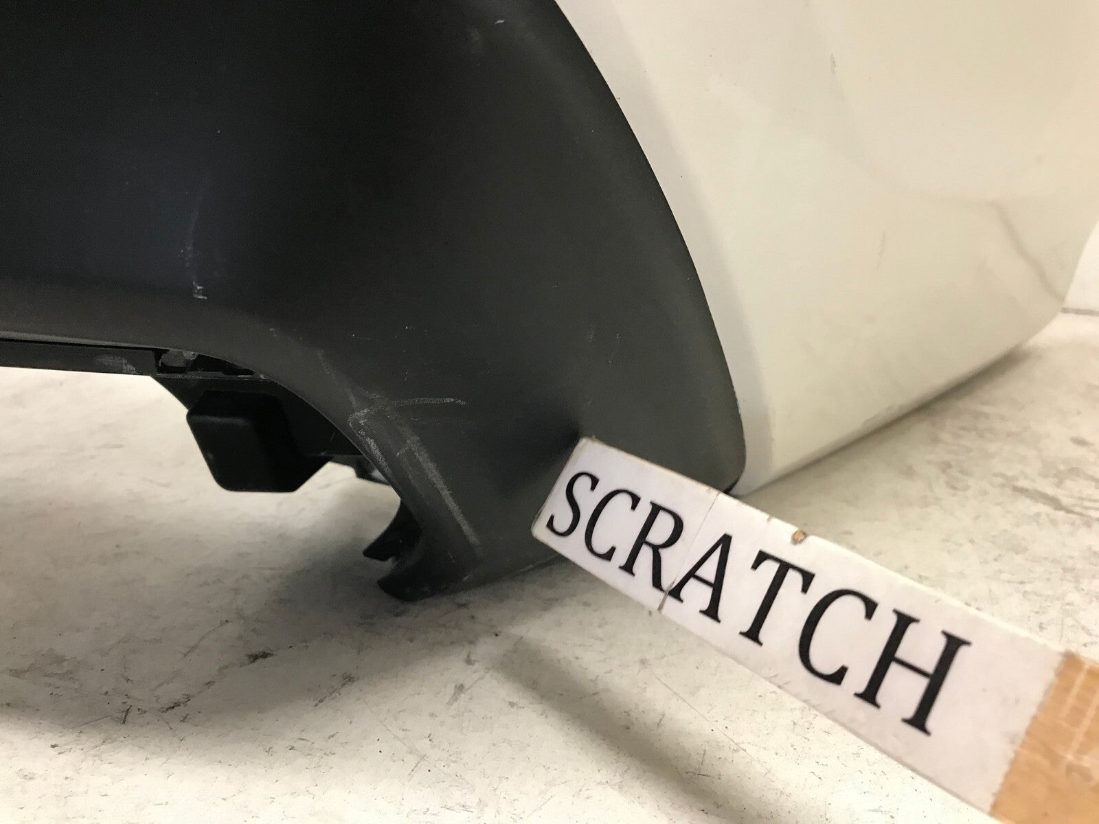Rear Bumper Cover White 2020-2021 Subaru Legacy Base/XT/Sport w/Sensr Holes CAPA