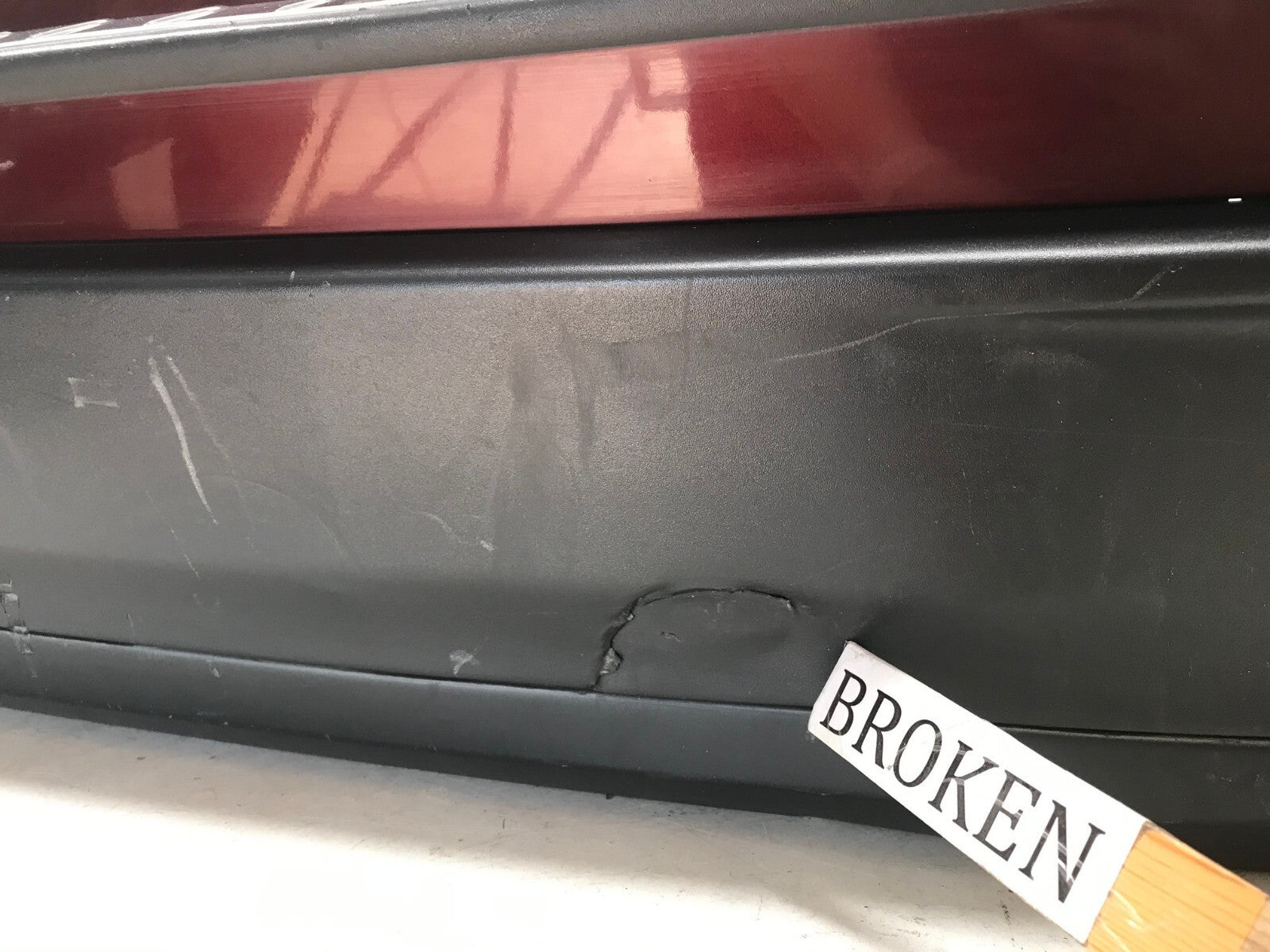 Rear Bumper Cover Red Toyota Highlander 2014-2018 52159-0E060 OEM