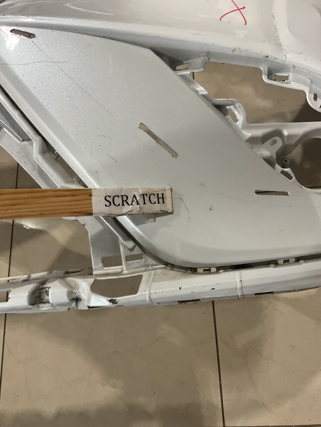 Front Bumper Cover White 2018-2020 Toyota Camry SE XSE 52119+06e20 OEM