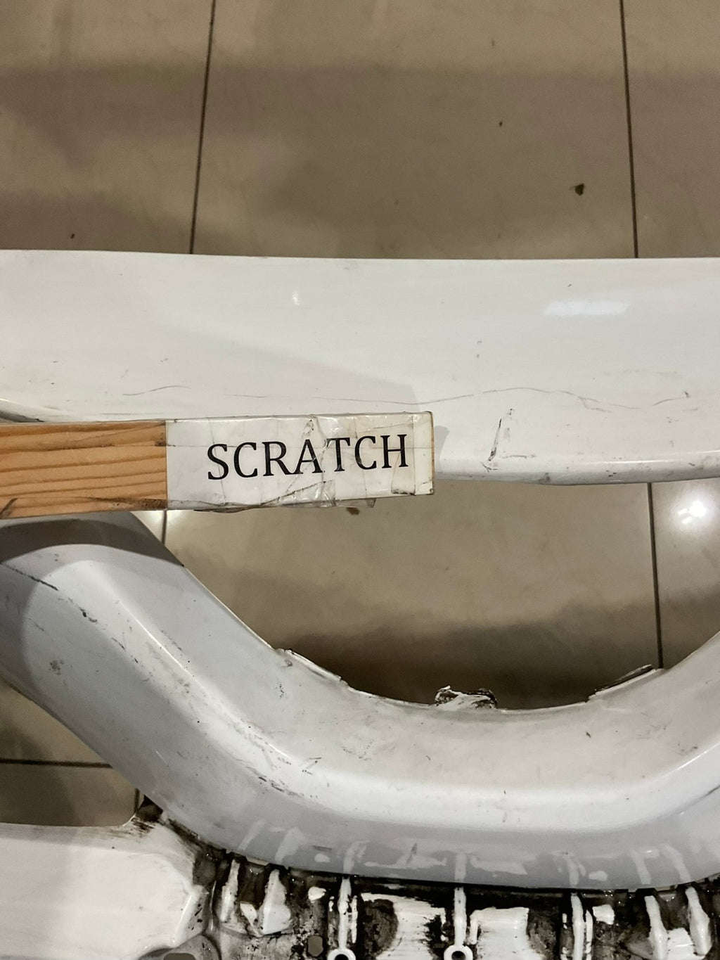 Front Bumper Cover White Toyota Camry SE XSE 2018 2019 52119+06e20 OEM