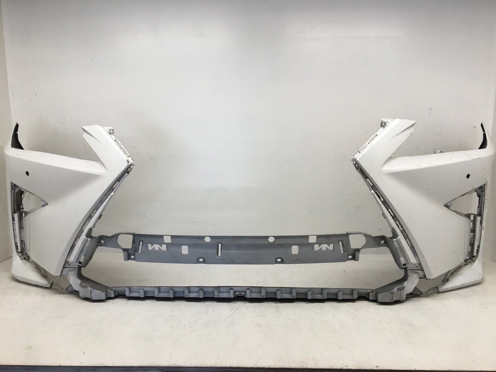 Front Bumper Cover Lexus RX350 RX450H w/Sensor Hole w/o Washers 2016-2018 OEM