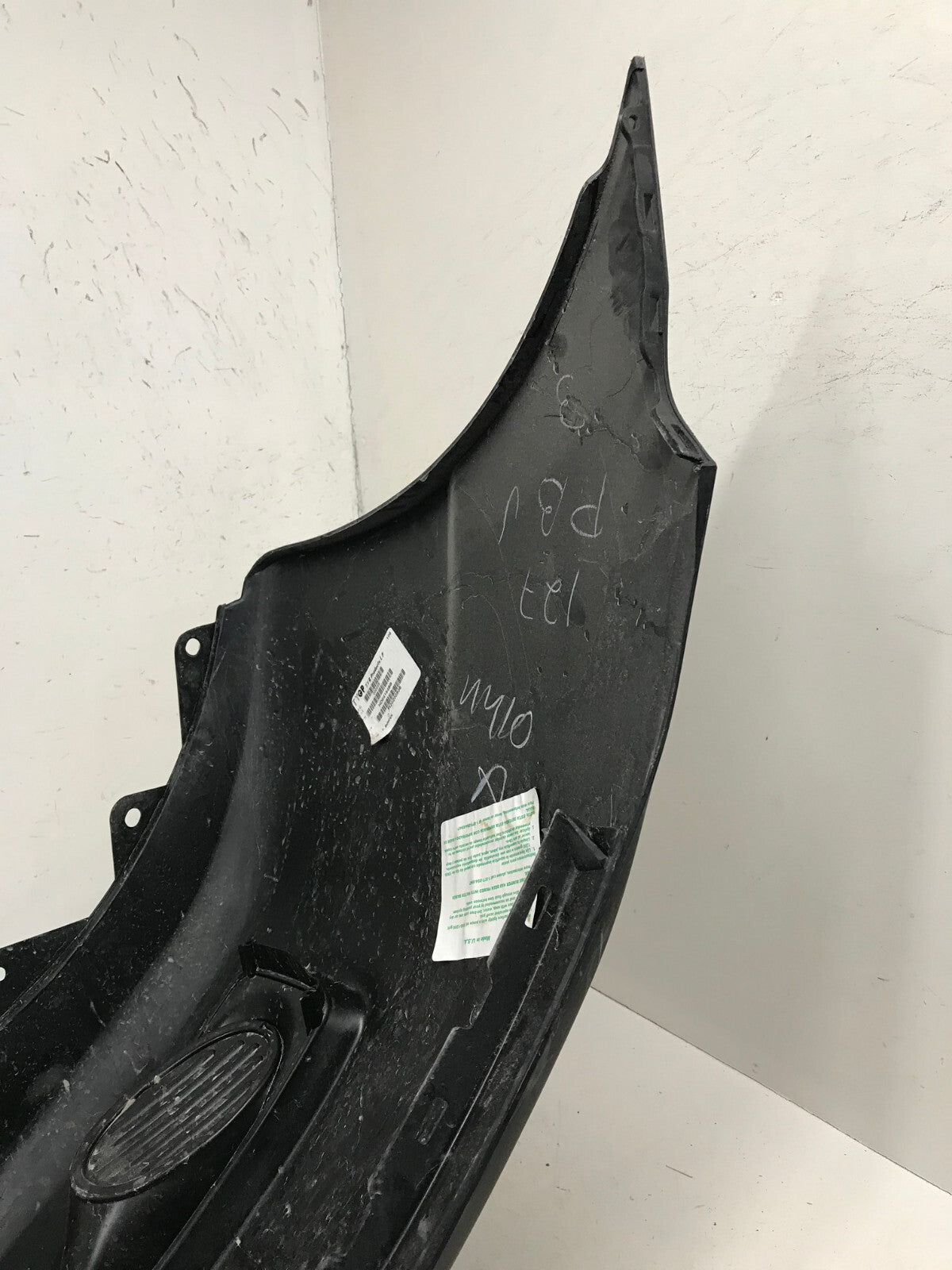 Front Bumper cover Honda Civic Coupe Black 2006-2008 CAPA