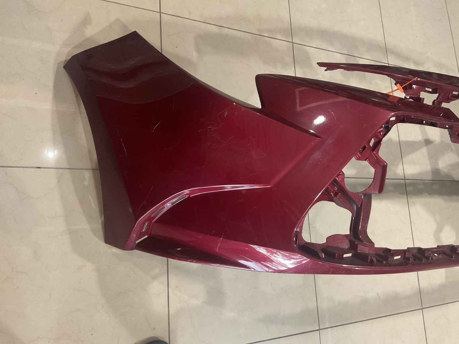 Front Bumper Cover Red 2020 2021 2022 Toyota Corolla L LE XLE CAPA