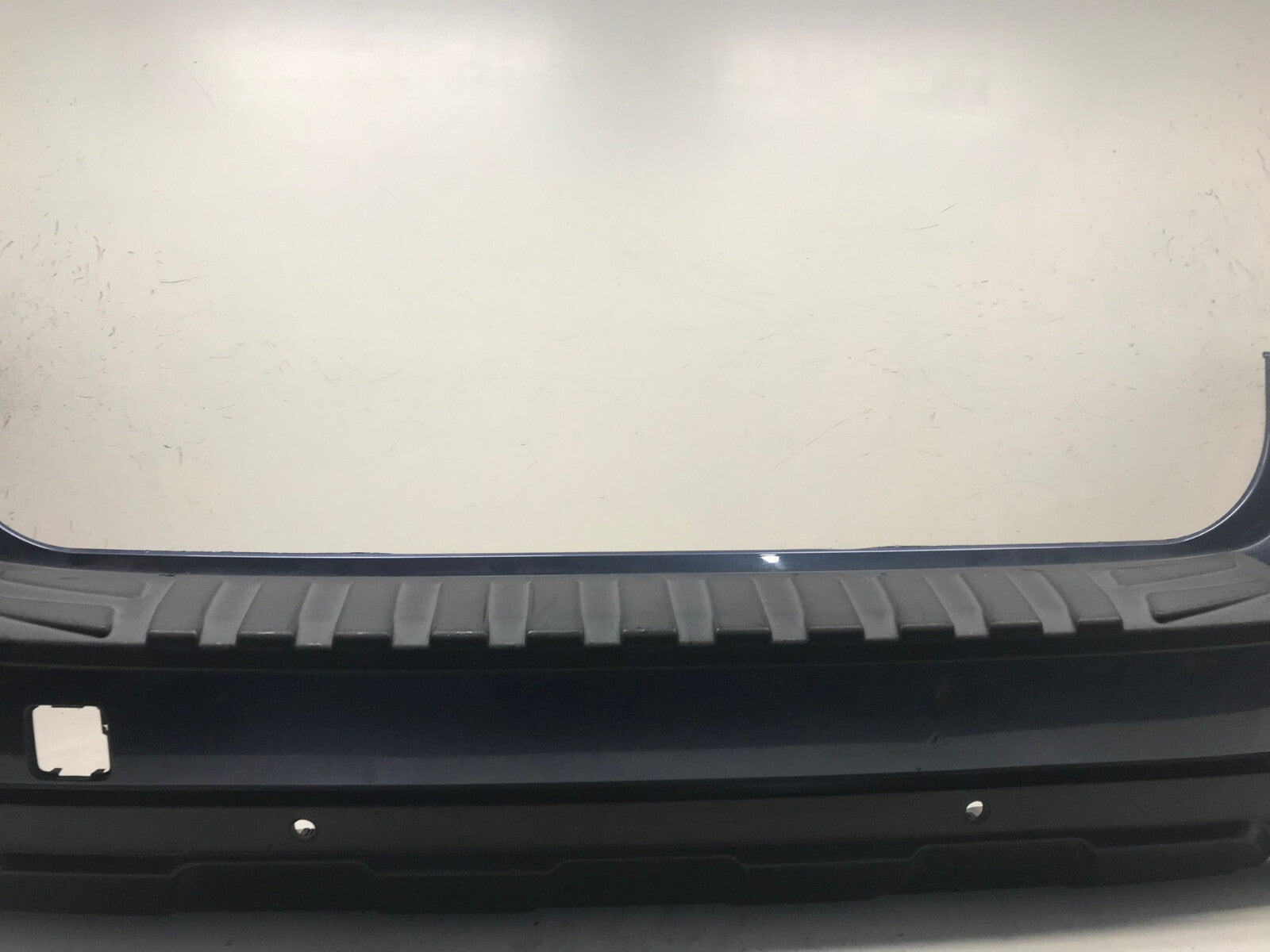 Rear Bumper Cover Blue Subaru Outback 2018 2019 w/Sensor Holes 57704AL18A OEM