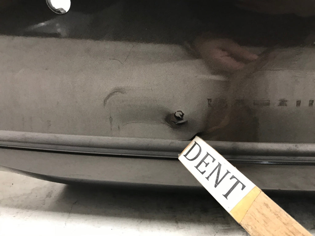 Rear Bumper Cover Gray 2012-2015 BMW 320i Sedan Standard Type w/Sensor Holes OEM