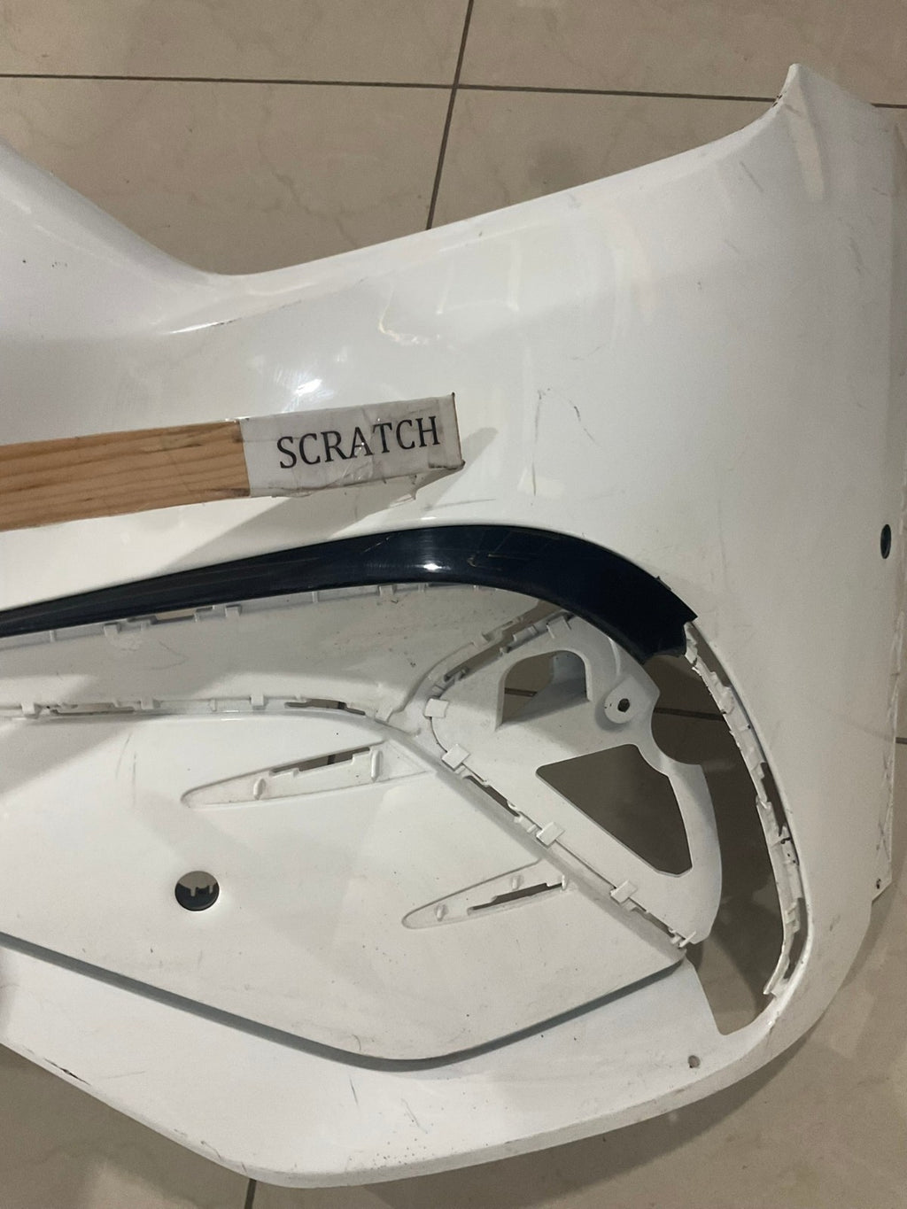 Front Bumper Cover White 2023 2024 2025 Mercedes Benz GLC Class X254 AMG CAPA