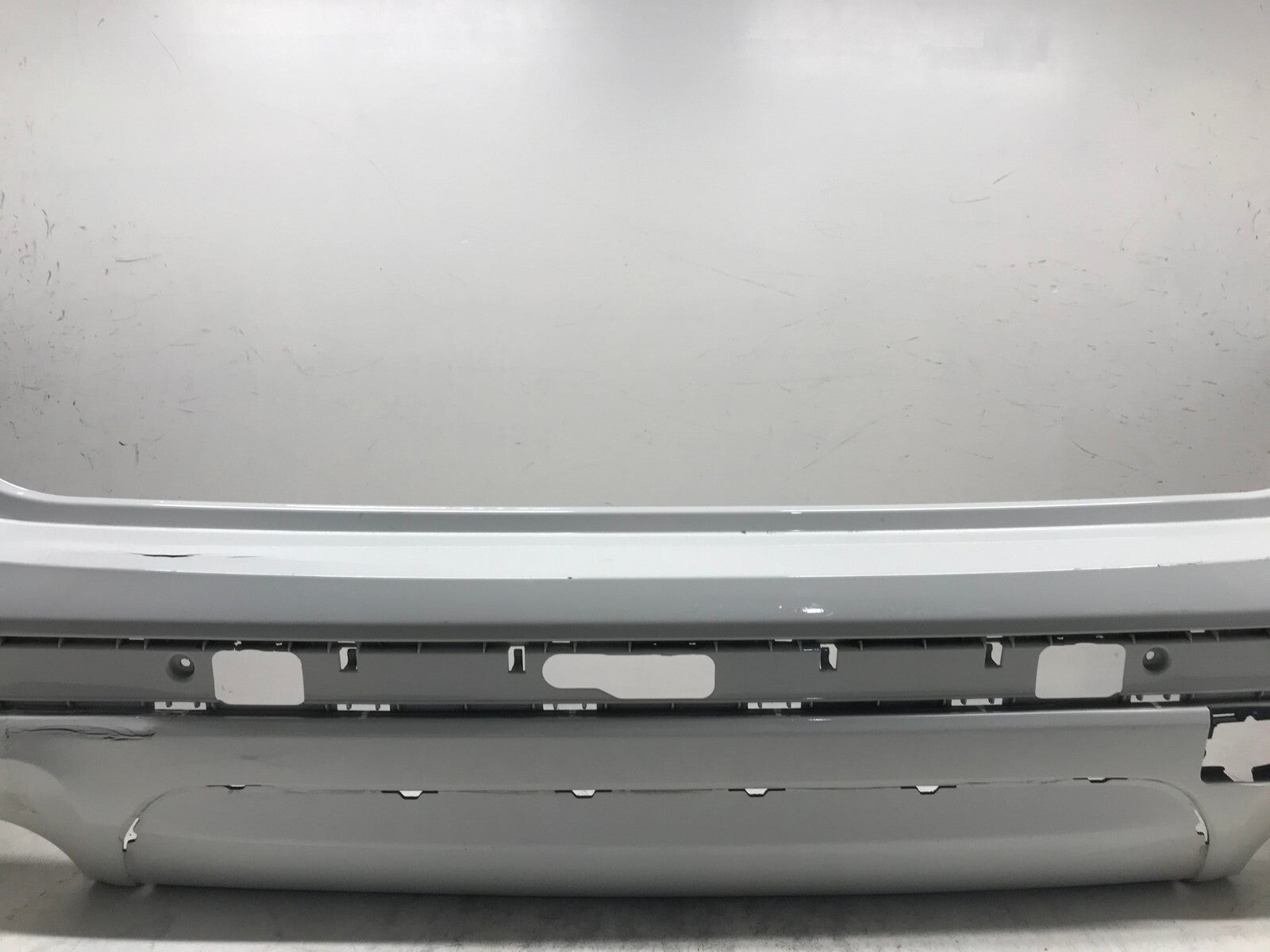 Rear Bumper Cover White BMW X3 G01 2017 w/Sensor Holes 7418068 OEM