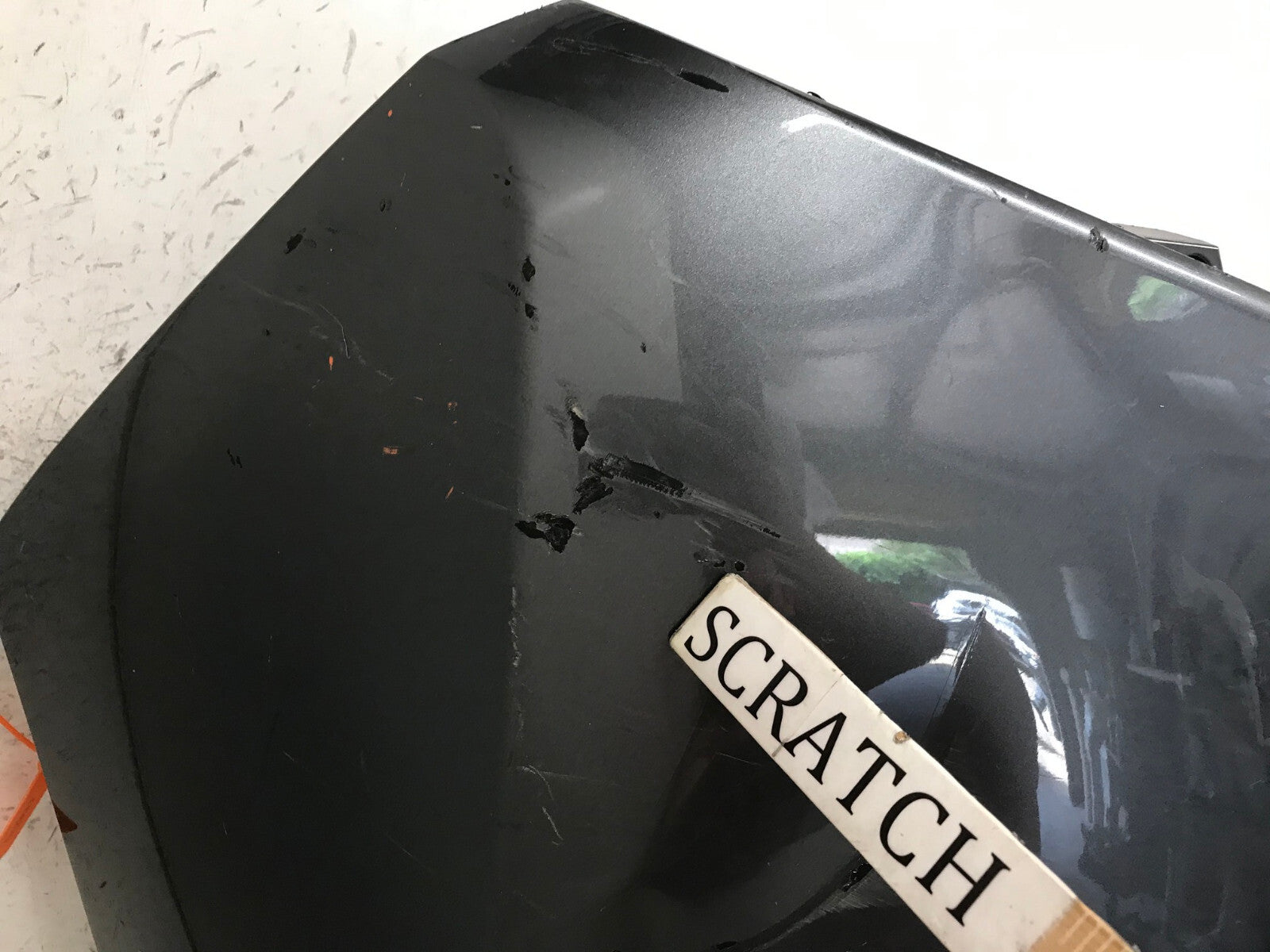Rear Bumper Cover Gray 2018-2020 Nissan Leaf S/SL/SV w/Sen Holes 85022-5SA0H OEM