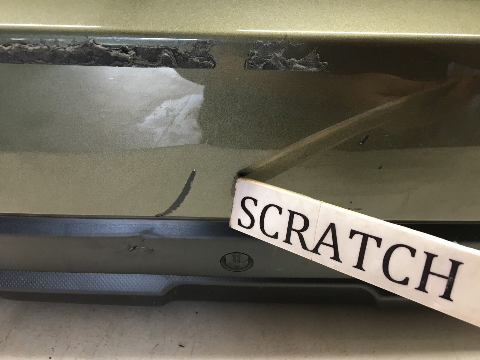 Rear Bumper Cover Subaru Outback w/o Sensor Holes 2018 2019 57704AL18A OEM