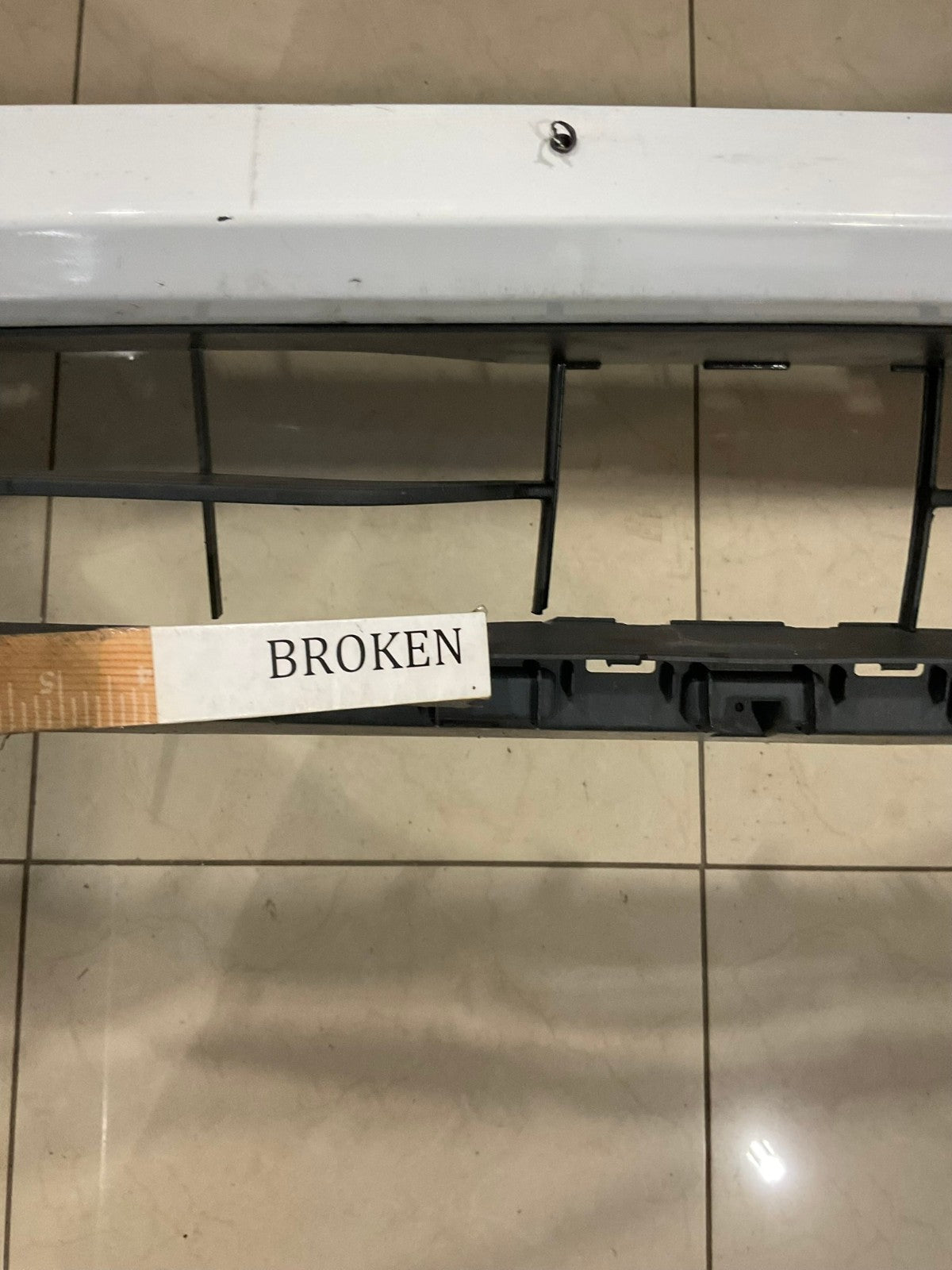Front Bumper Cover White 2020-2021 Ford Escape lj6b+17f003 OEM