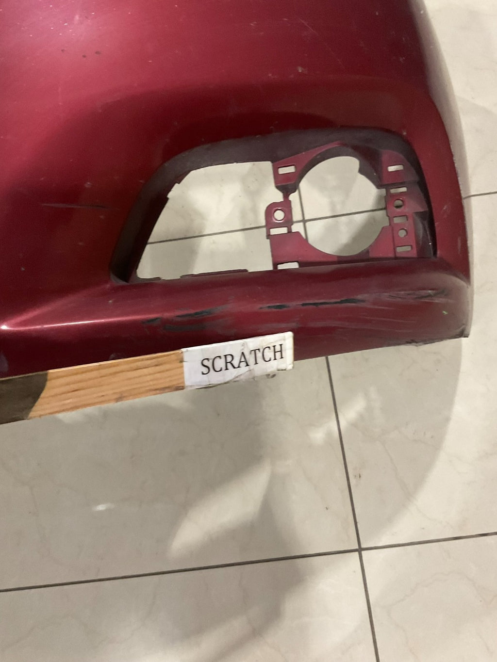 Front Bumper Cover Red 2010-2013 Nissan Altima Coupe 62022+zx10h OEM