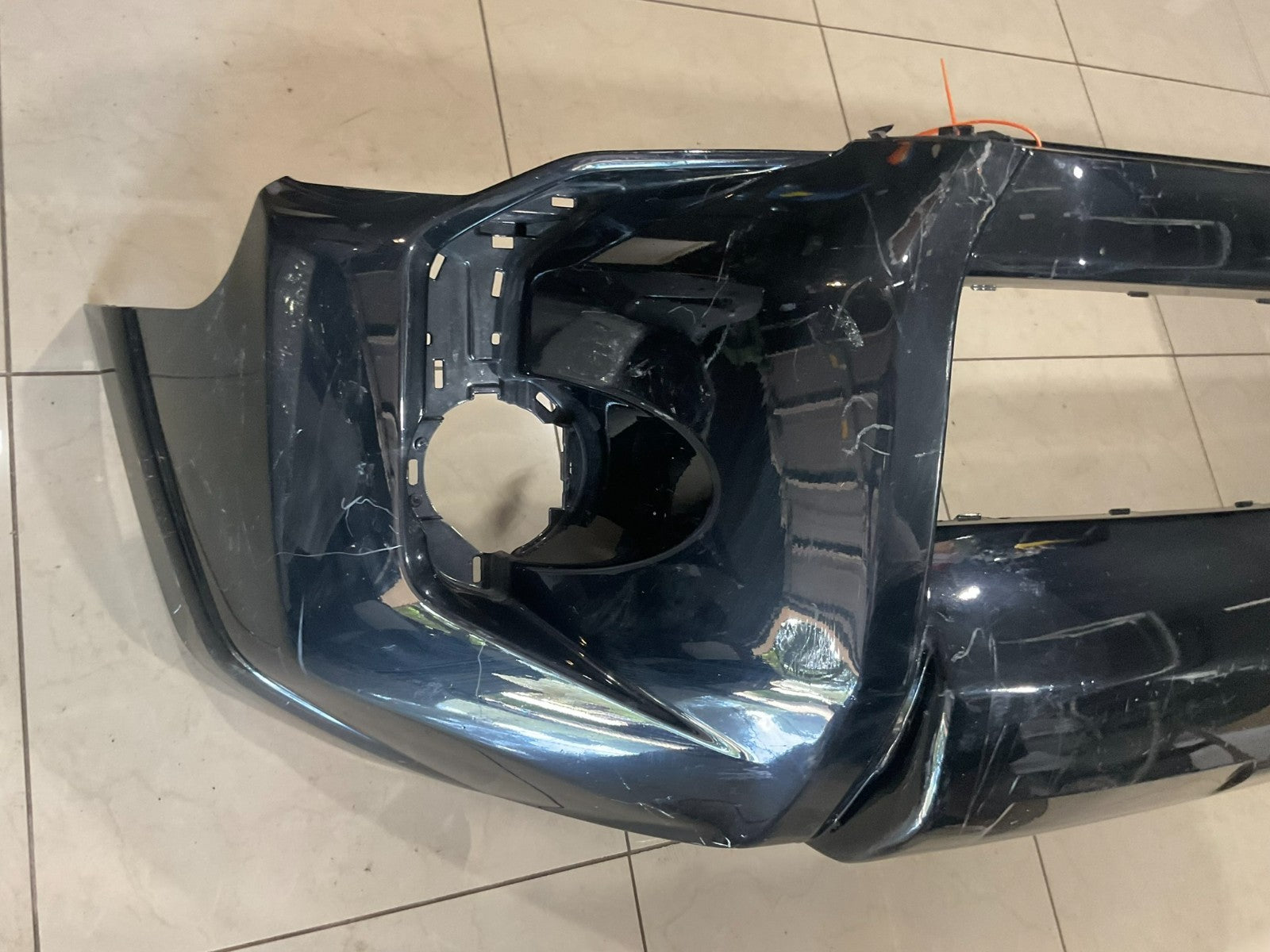 Front Bumper Cover Black 2014-2023 Toyota 4Runner SR5 Base 52119+35210 OEM