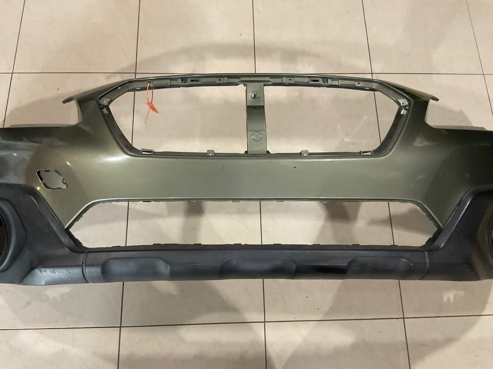 Front Bumper Cover Green 2015-2017 Subaru Outback CAPA