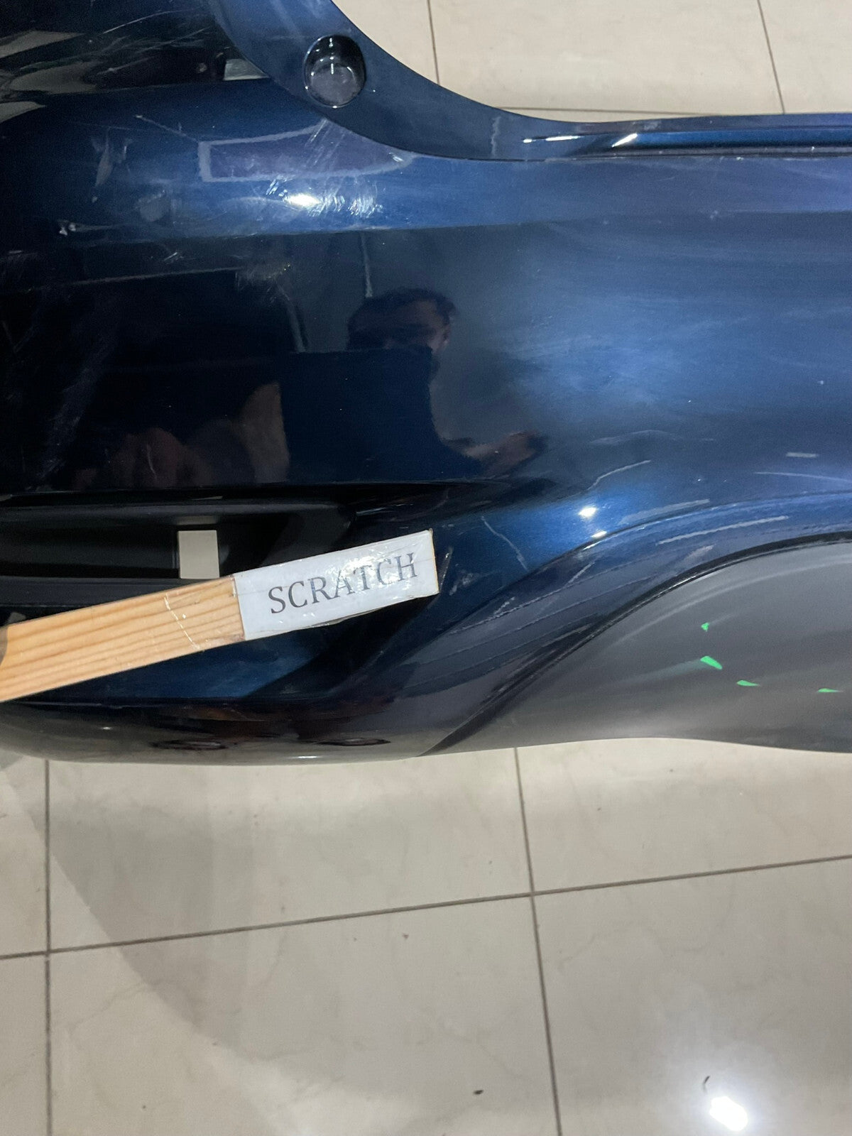 Rear Bumper Cover Blue 2016 2017 2018 Infiniti QX60 CAPA