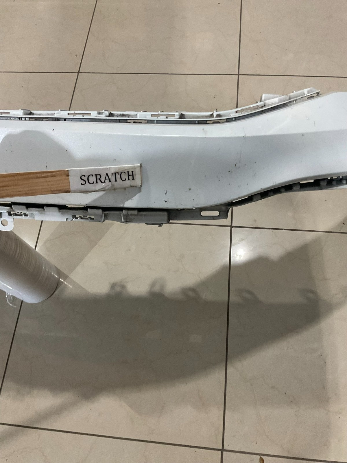 Front Bumper Cover White 2022 2023 Volkswagen Tiguan 5nn+807+221+b OEM