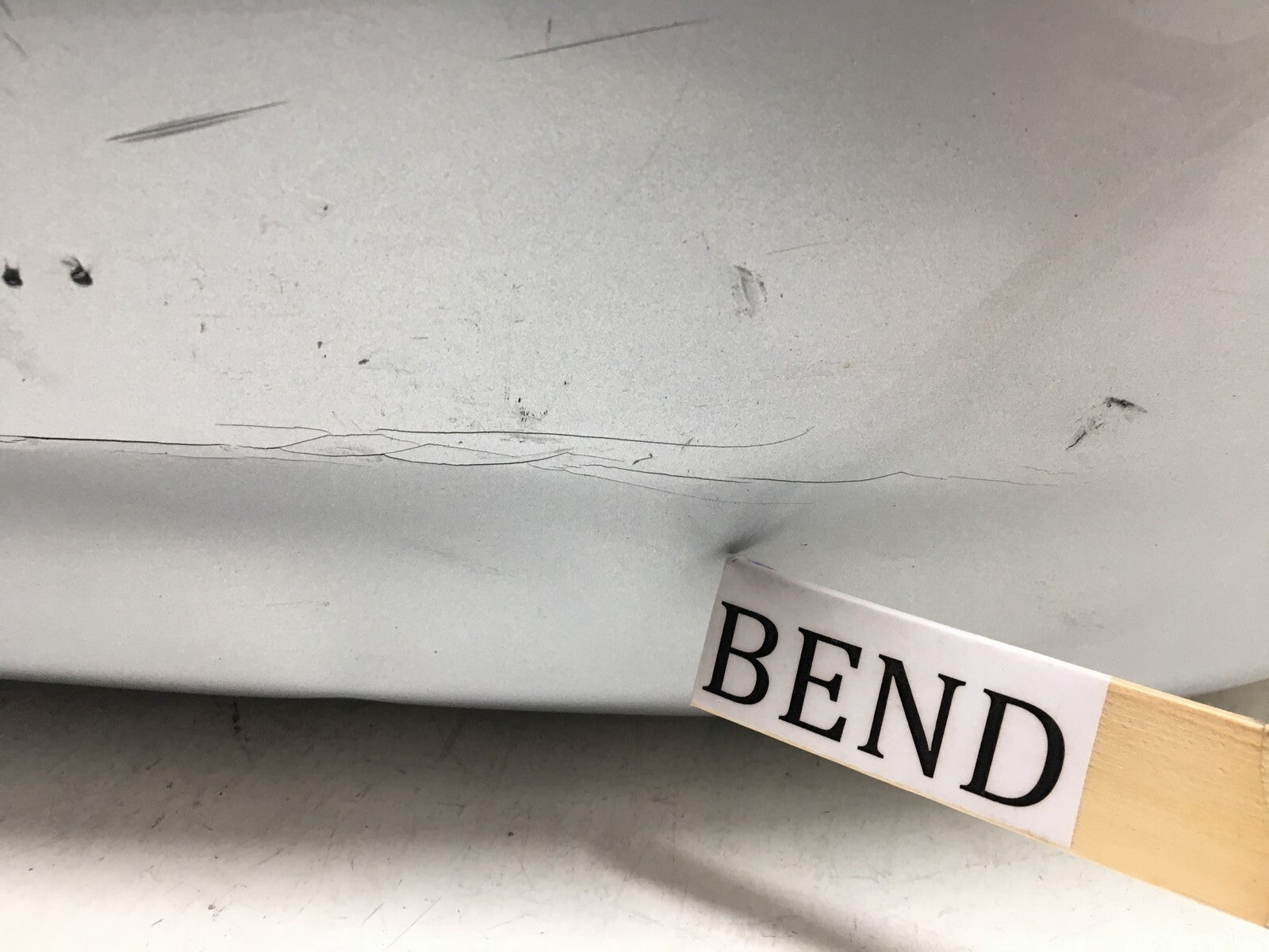 Rear Bumper Cover Hyundai Elantra GLS SE silver Limited 2007 Only 2007 2010 OEM