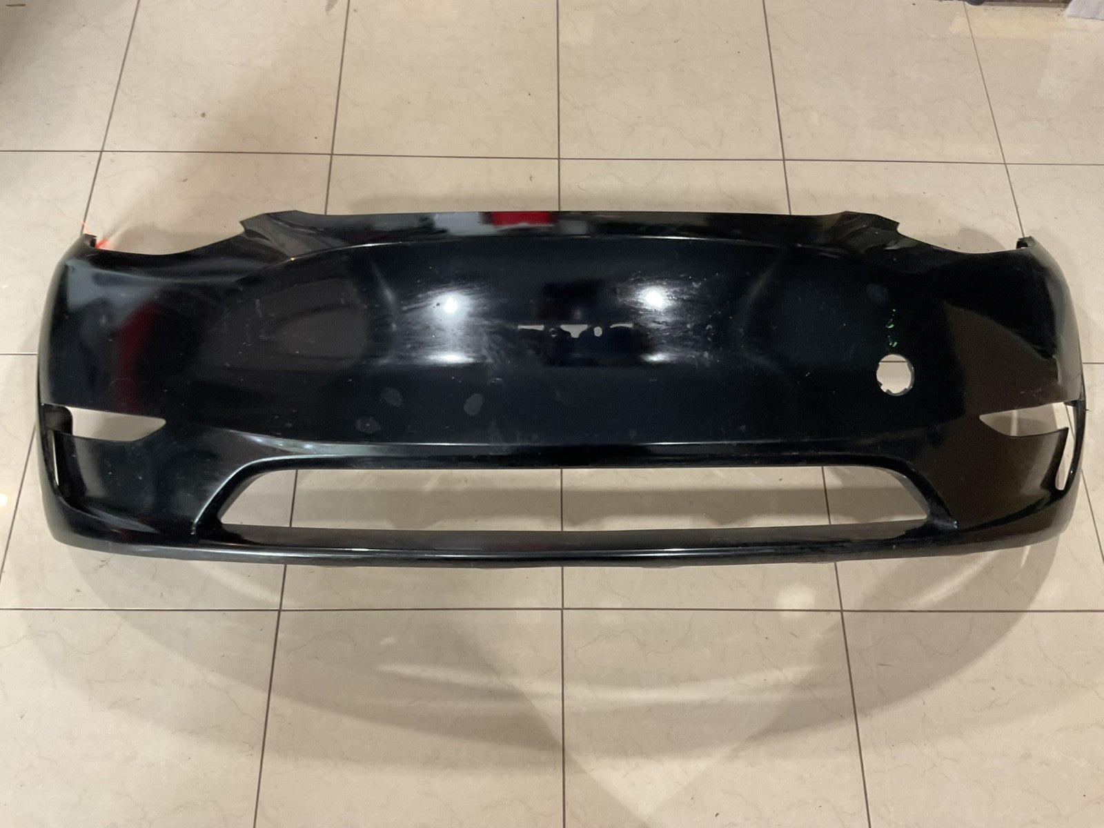 Front Bumper Cover Black 2020-2021 Tesla Model Y 1493745-00-a OEM