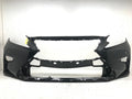 Front Bumper Cover Black Lexus ES350 2016-2018 w/Sensor Holes CAPA