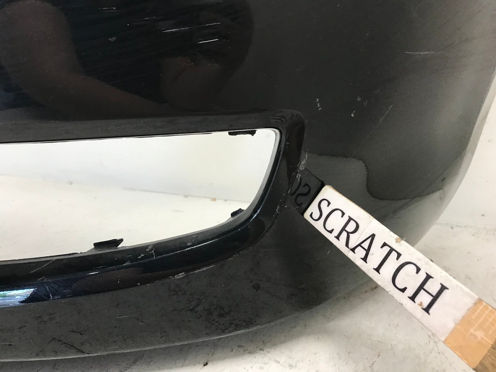 Front Bumper Cover Black 2007 2008 2009 Mazda 3 Sedan BR5H-50031 OEM