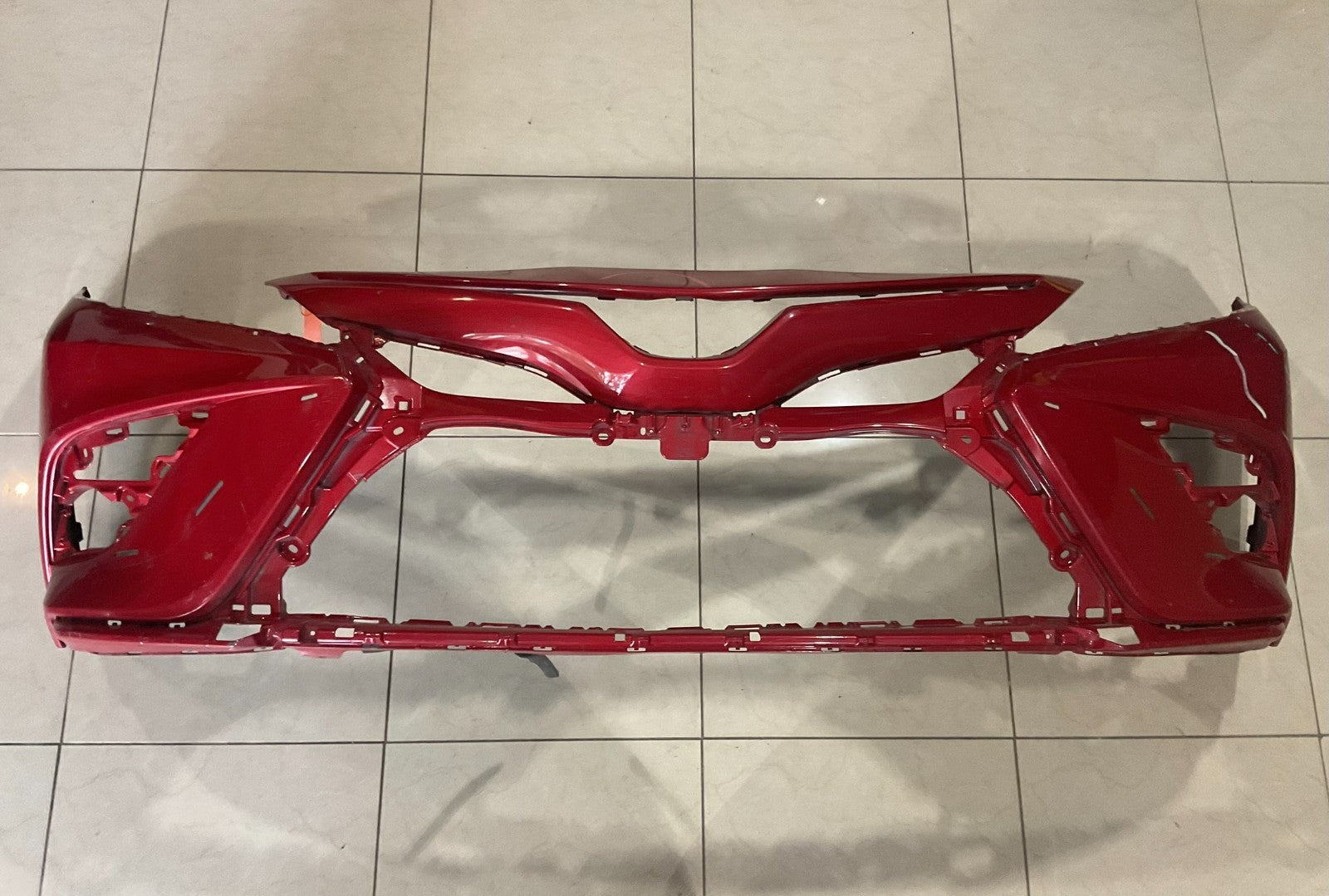 Front Bumper Cover Red Toyota Camry SE XSE 2018 2019 52119+06e20 OEM