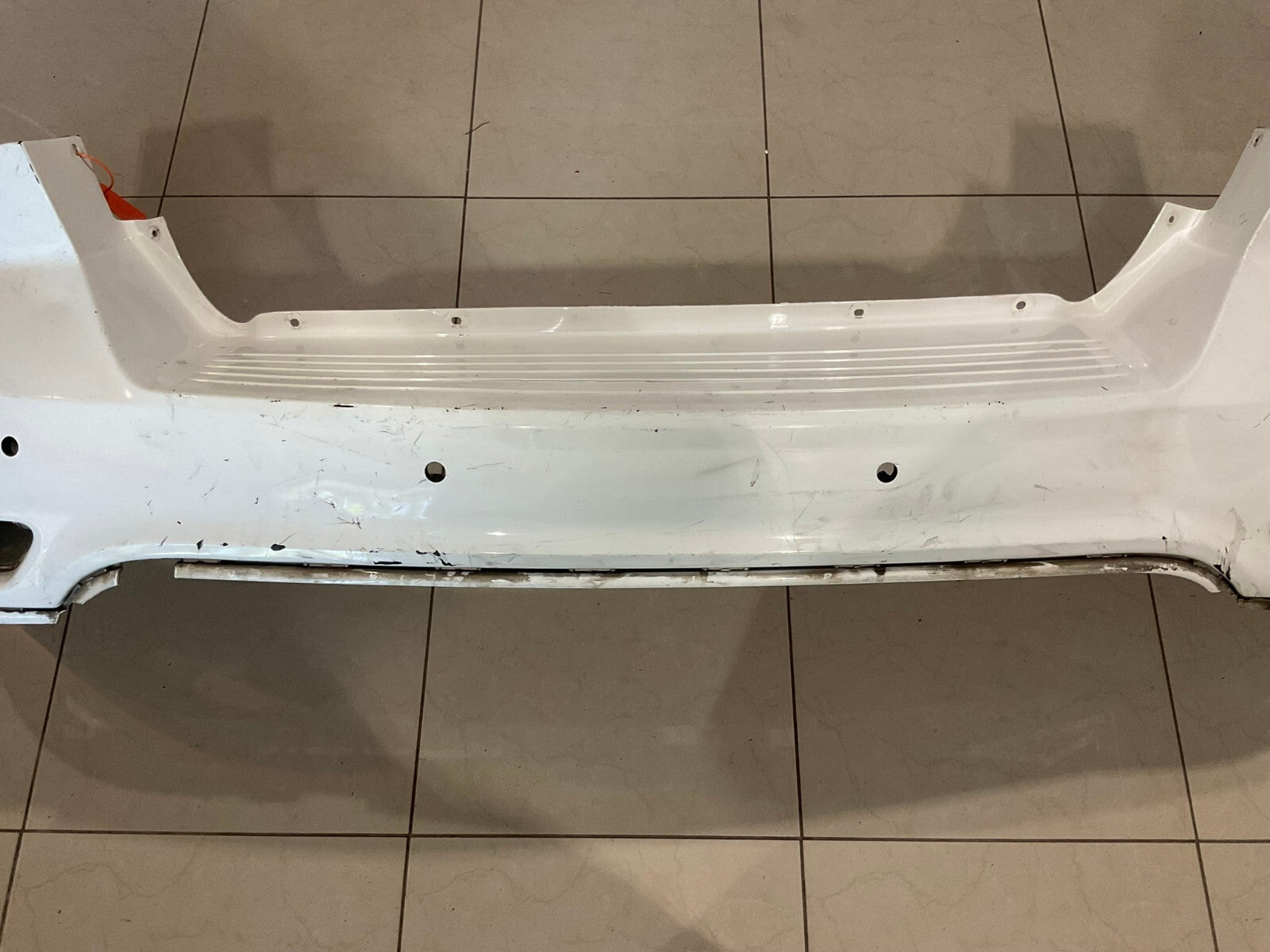 Rear Bumper Cover White Dodge Journey 2011-2015 CAPA