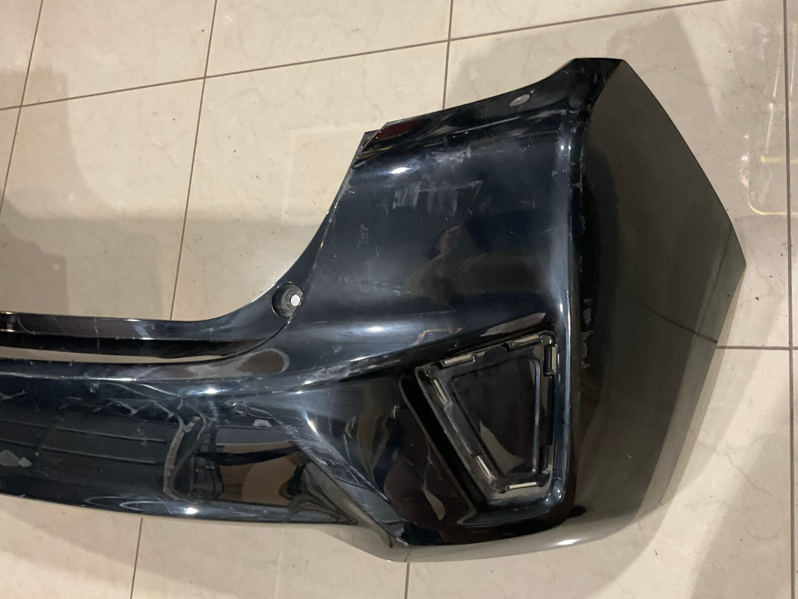 Rear Bumper Cover Black Honda Fit EX EX L LX DX 2015-2017 71501-T5R-A000 OEM