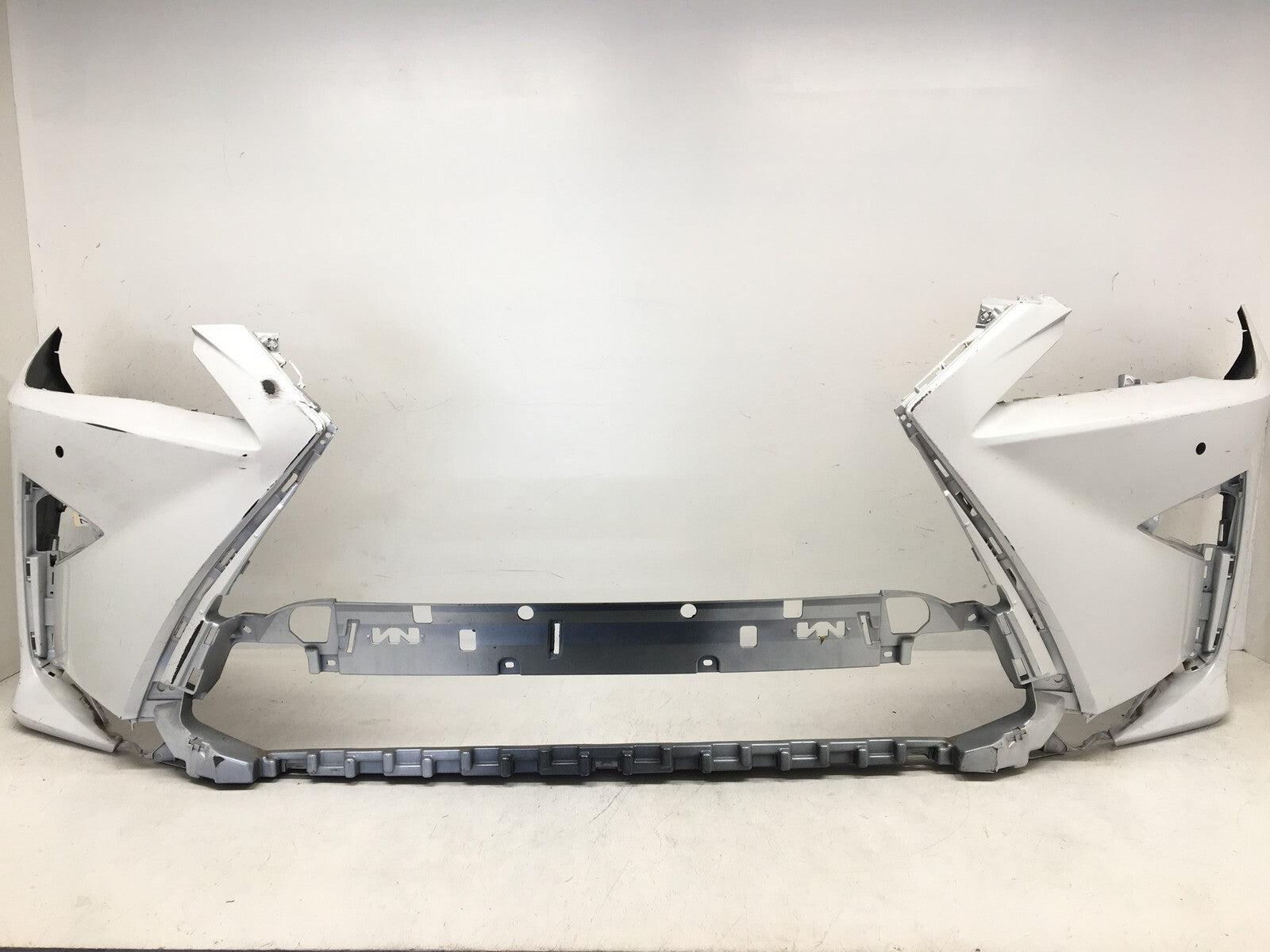Front Bumper Cover Lexus RX350 RX450H w/Sensor Hole w/o Washers 058 16-18 OEM2