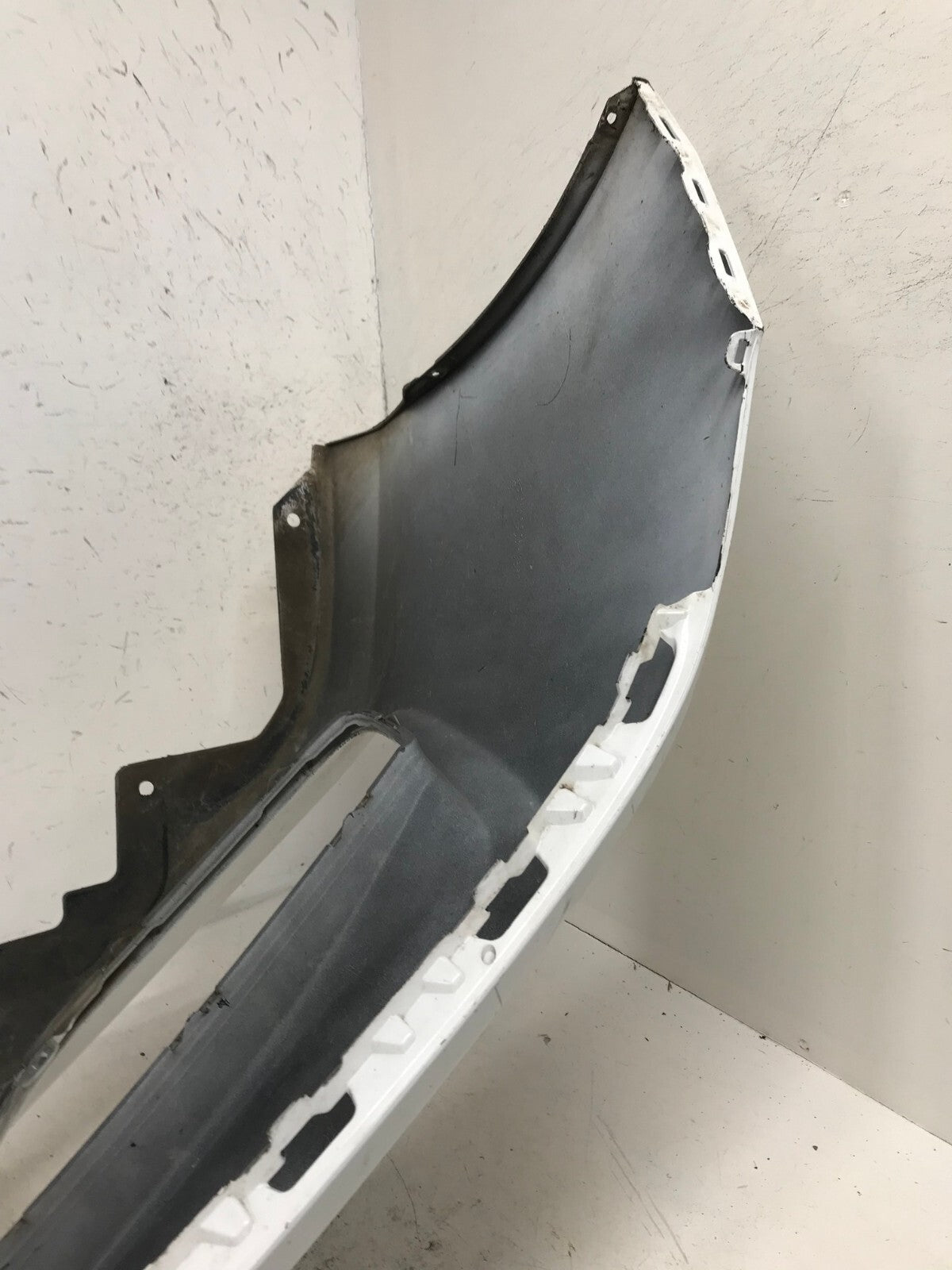 Front Bumper Cover White Honda Accord EX LX EX L Sport Touring Hybrid 13-15 OEM