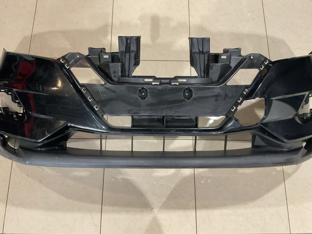 Front Bumper Cover Black 2020-2021 Nissan Rogue 62022+6mr0h OEM