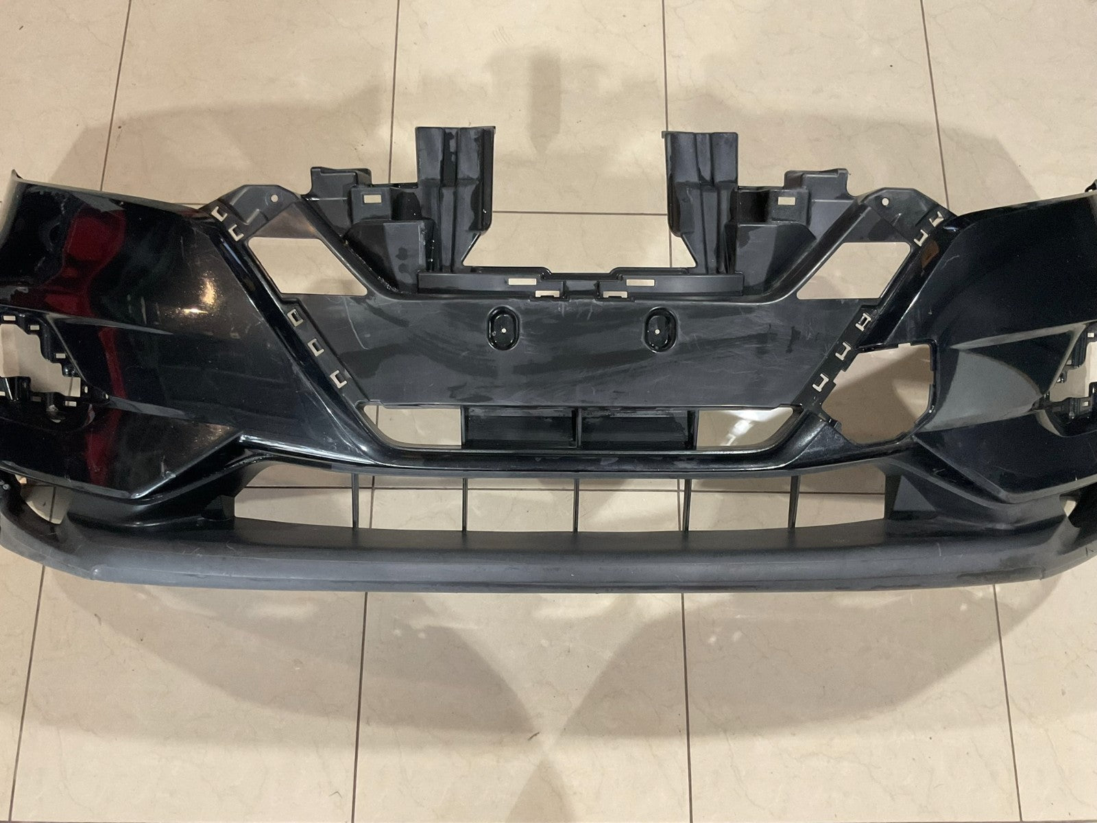 Front Bumper Cover Black 2020-2021 Nissan Rogue 62022+6mr0h OEM
