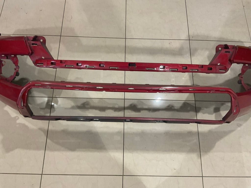 Front Bumper Cover Red Toyota Tacoma SR SR5 Ltd 16-19 52119+04220 OEM
