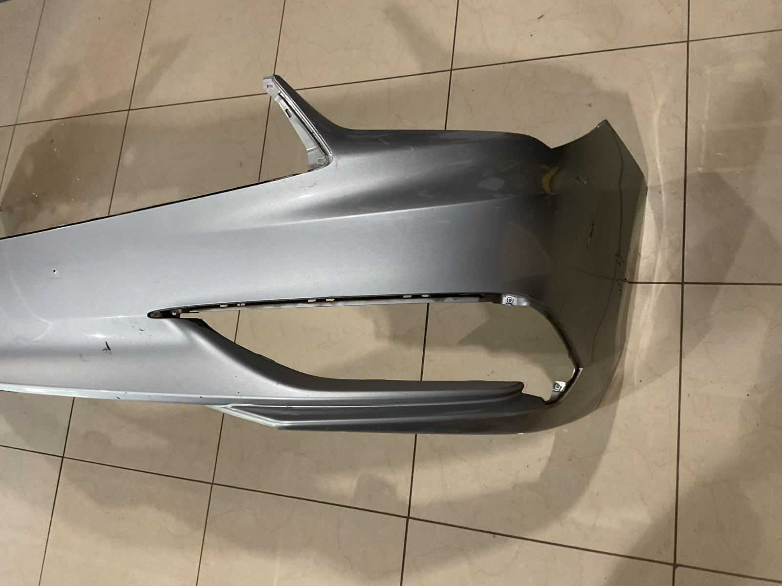 Front Bumper Cover Silver 2018 Acura TLX 71101+tz3+a500 OEM