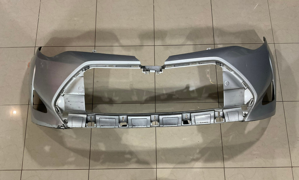 Front Bumper Cover Grey 2017-2018 Toyota Corolla 52119+02L40 OEM
