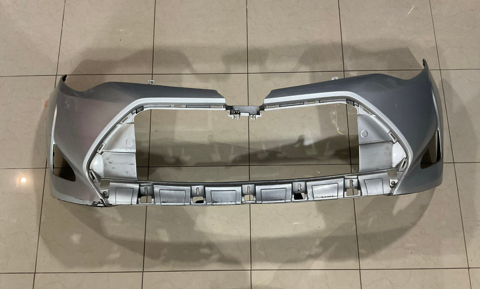 Front Bumper Cover Grey 2017-2018 Toyota Corolla 52119+02L40 OEM