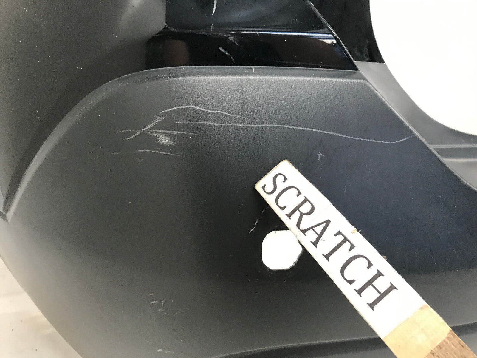 Rear Bumper Cover Nissan Kicks S/SV w/Sensor Holes Black 18 19 85022-5RB0H OEM0