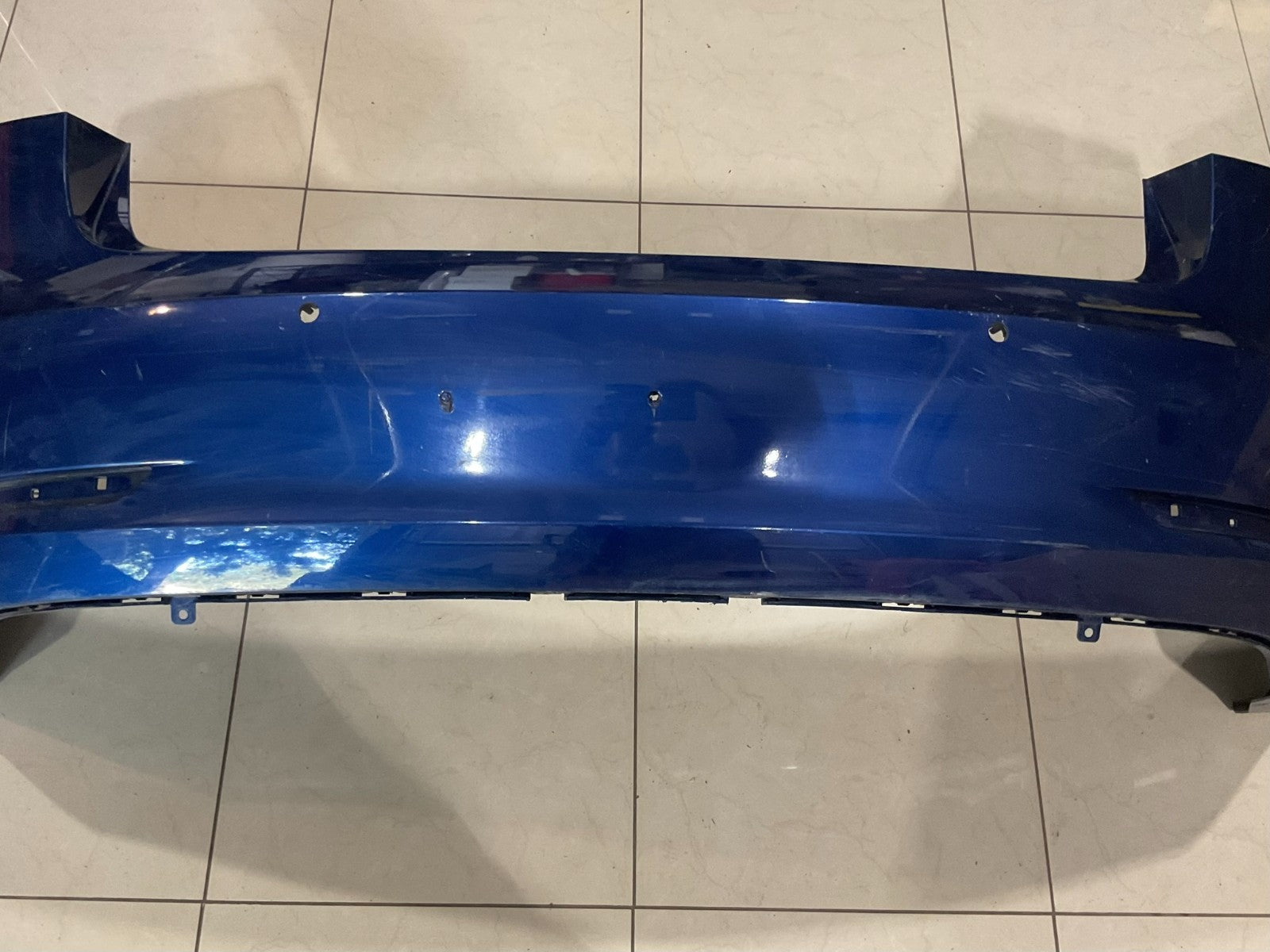 Rear Bumper Cover Blue 17-23 Tesla Model 3 CAPA