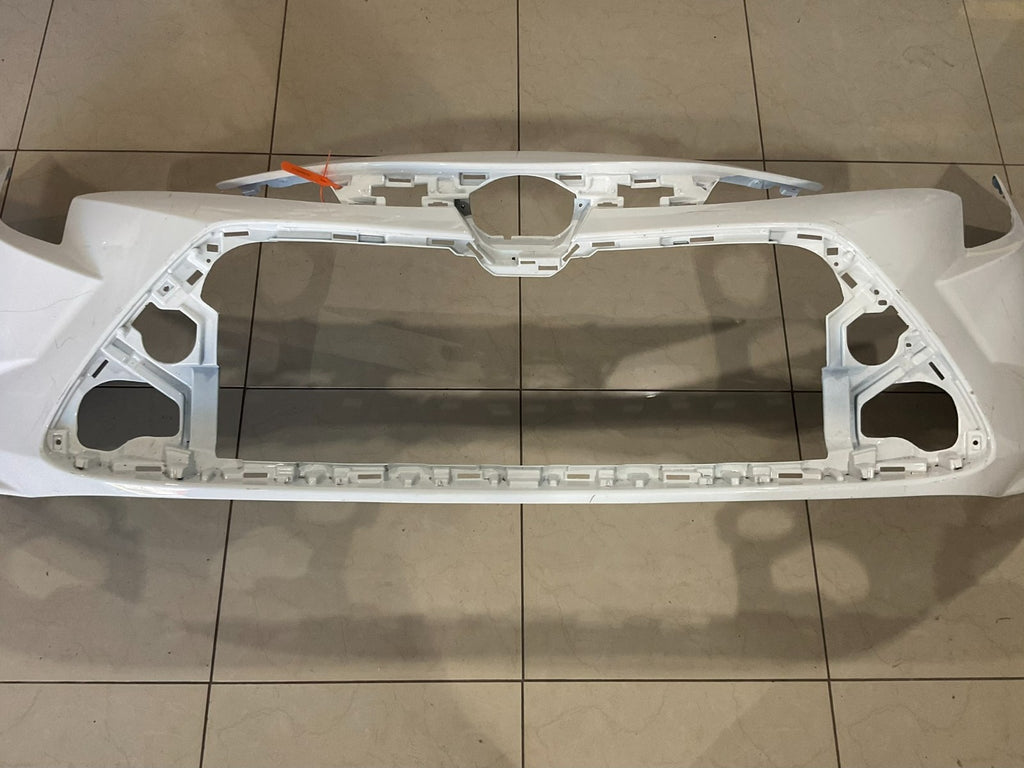 Front Bumper Cover White 2020-2022 Toyota Corolla LE CAPA
