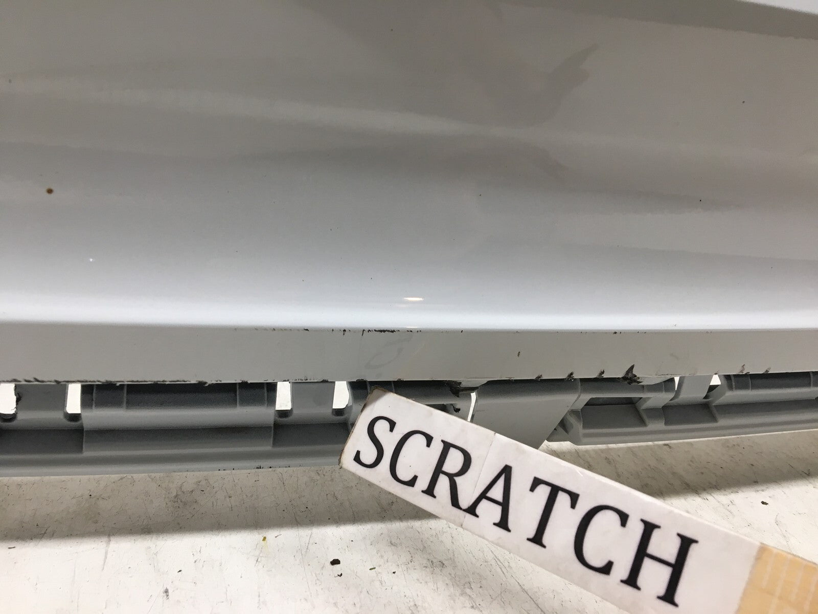 Rear Lower Bumper Cover Audi Q7 Premium Plus Prestige w/Sensor Holes 2017 OEM