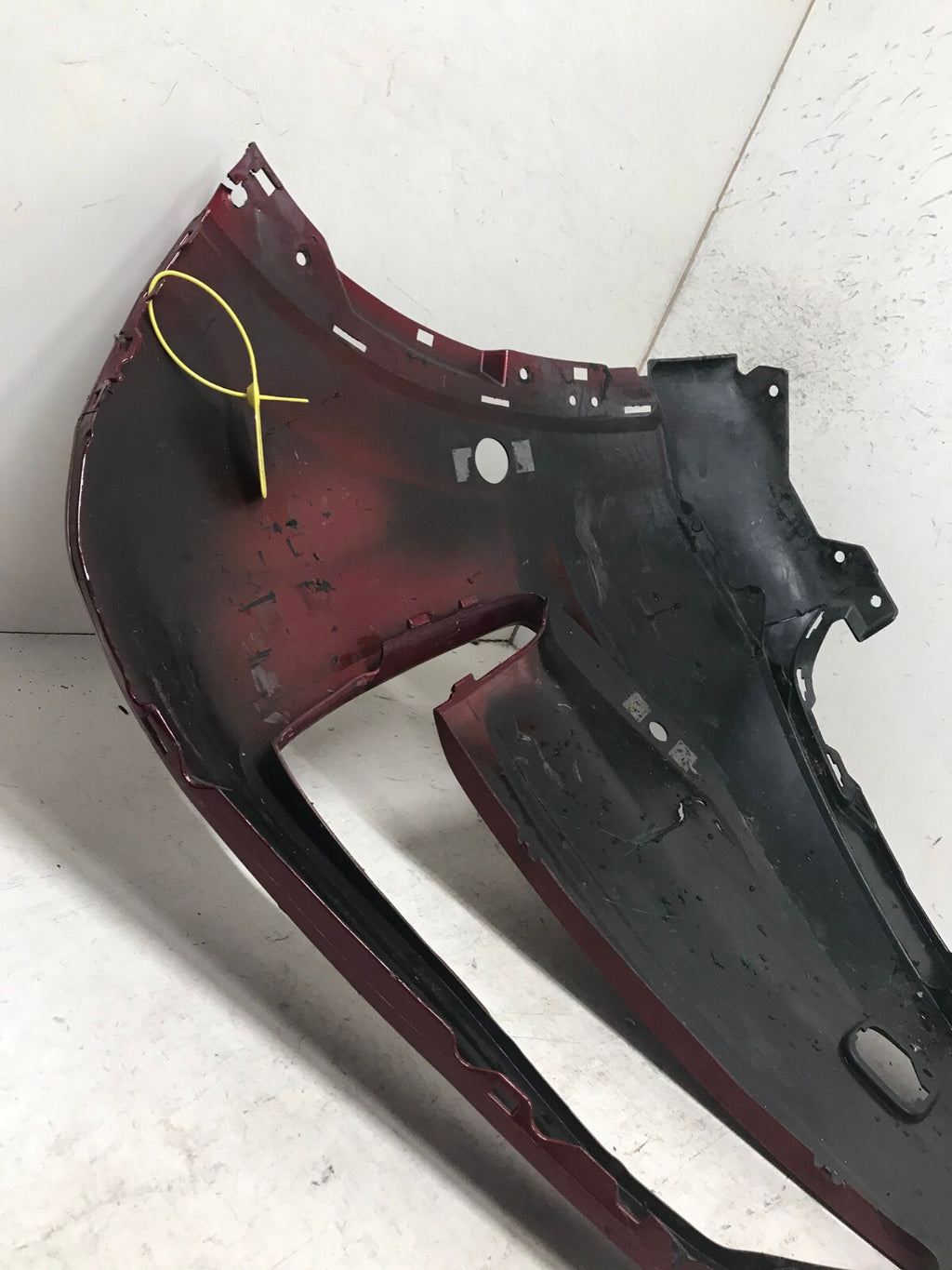 Front Bumper Cover Red 21-23 Nissan Rogue Sport S/SL/Platinum w/Sensor Holes OEM