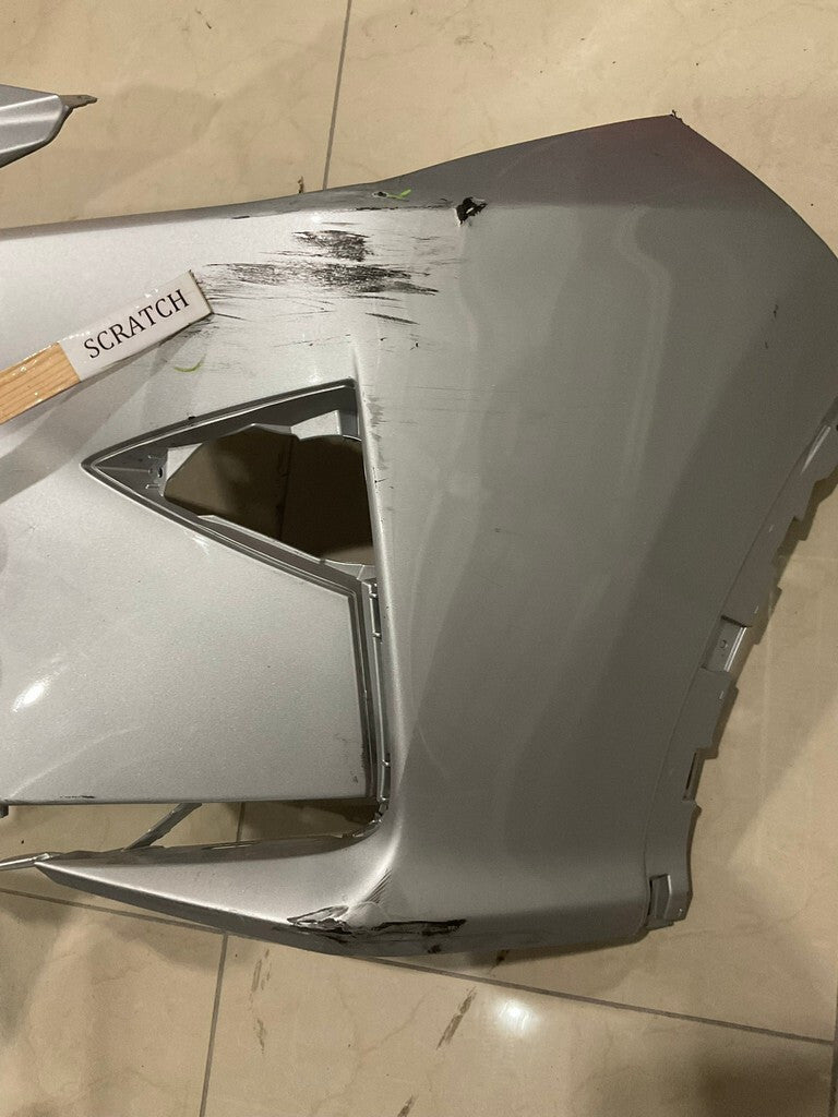 Front Bumper Cover Silver 2016-2018 Lexus RX350 RX450H Base 52119-0E270 OEM