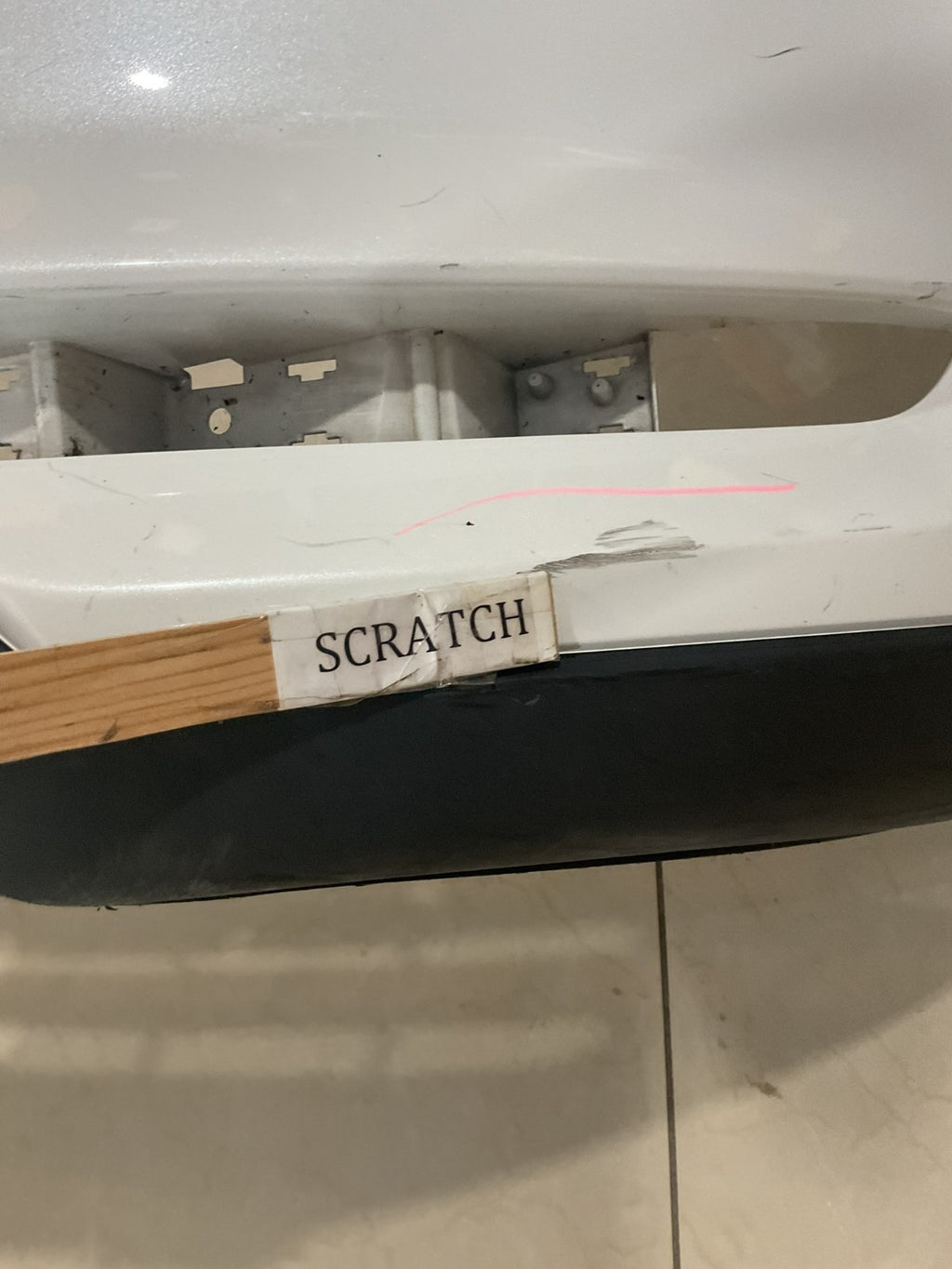 Front Bumper Cover White Mazda CX 5 Sport Touring Select 17 2018 kb8a+50031 OEM