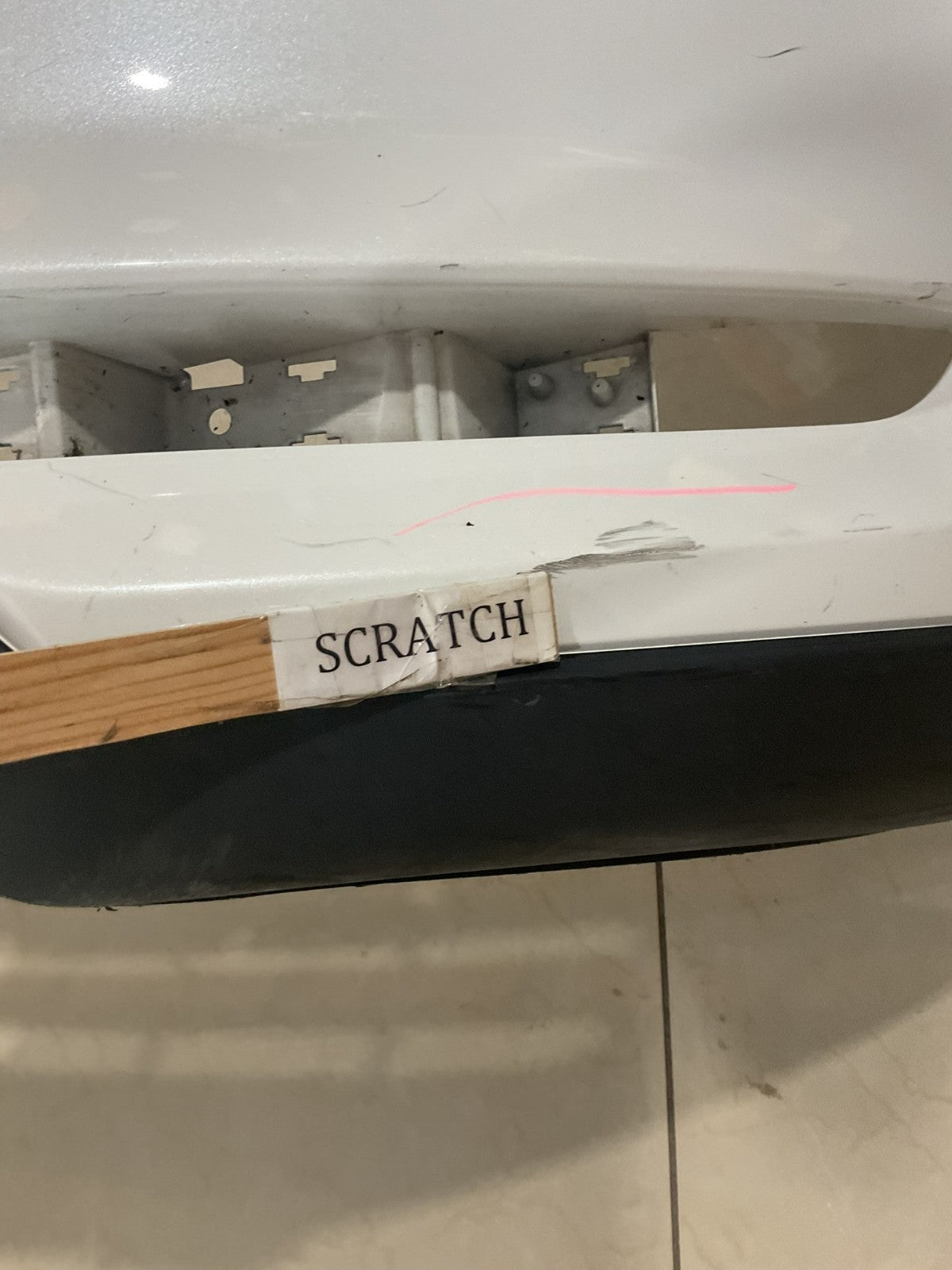 Front Bumper Cover White Mazda CX 5 Sport Touring Select 17 2018 kb8a+50031 OEM