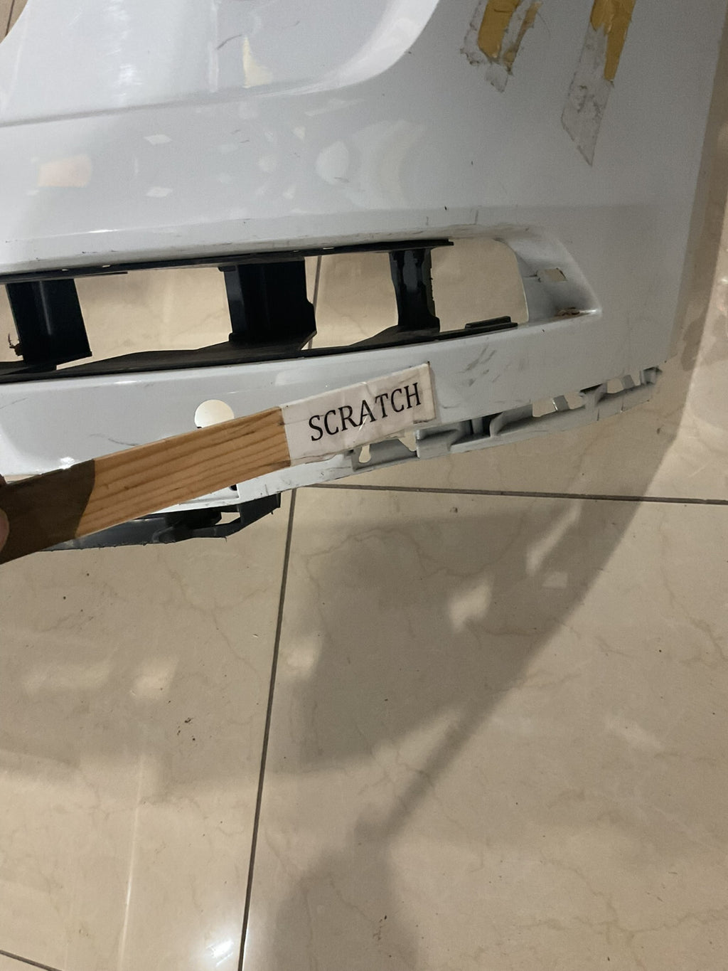 Rear Bumper Cover White 2018 2019 2020 Audi Q5 S Line SQ5 80A+807+385+F OEM