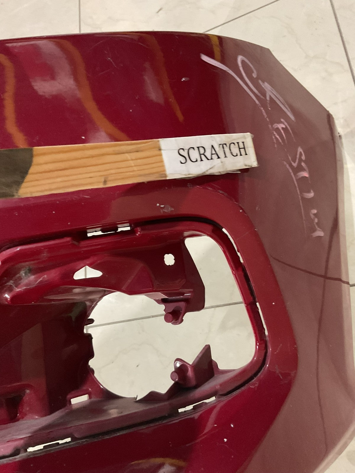 Front Bumper Cover Red 2021 2022 Honda Accord 71101tva+5000 OEM