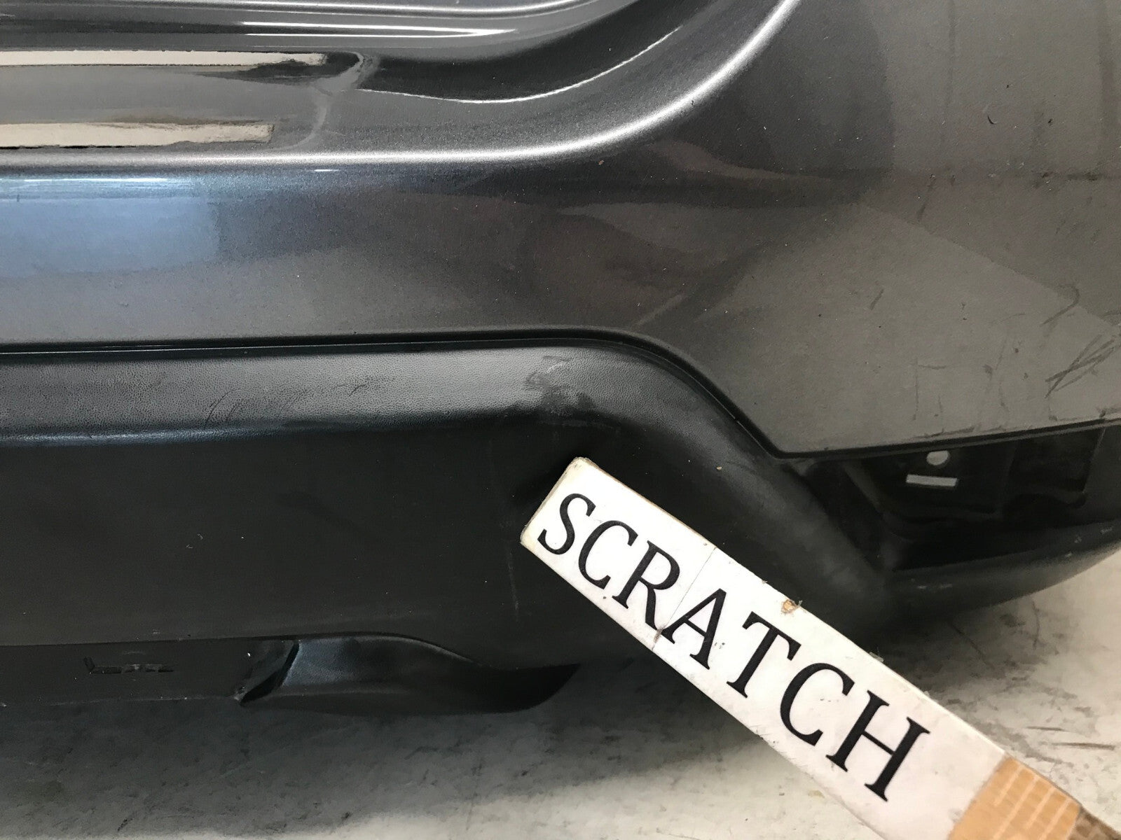 Rear Bumper Cover Gray Nissan Rogue S SL SV SV Hybrid 2017-2019 85022-5HK0H OEM