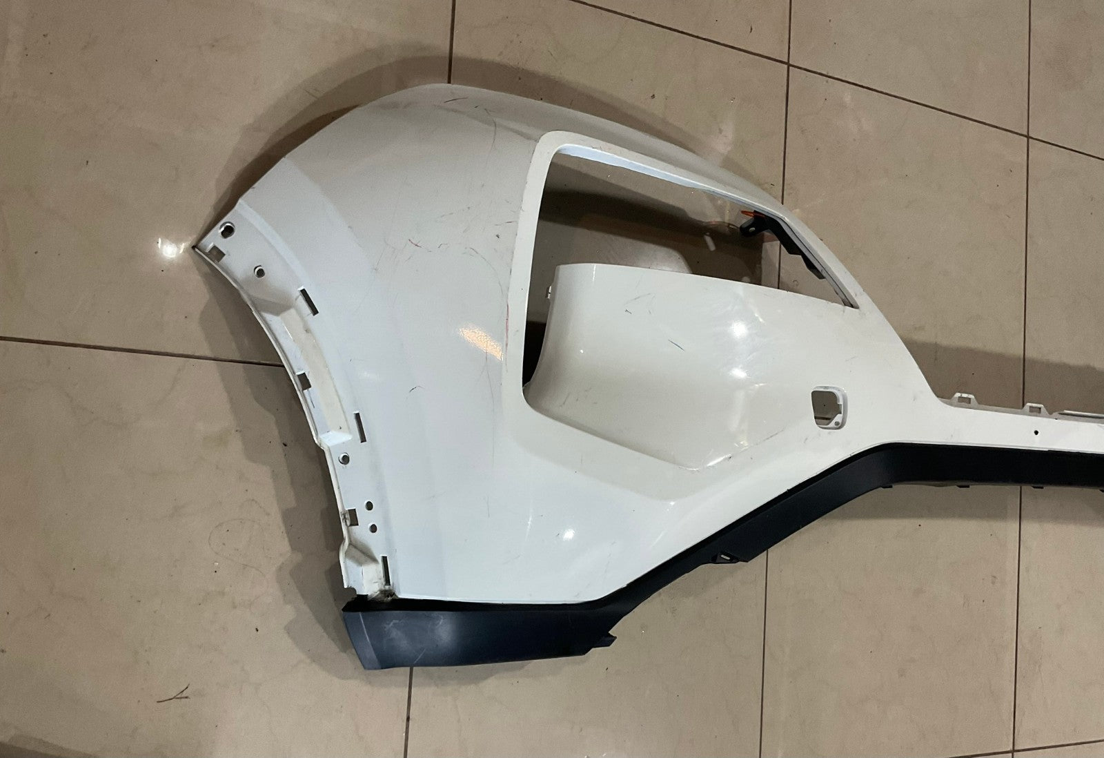 Front Bumper Cover White 2021-2023 Nissan Rogue SL Platinum CAPA